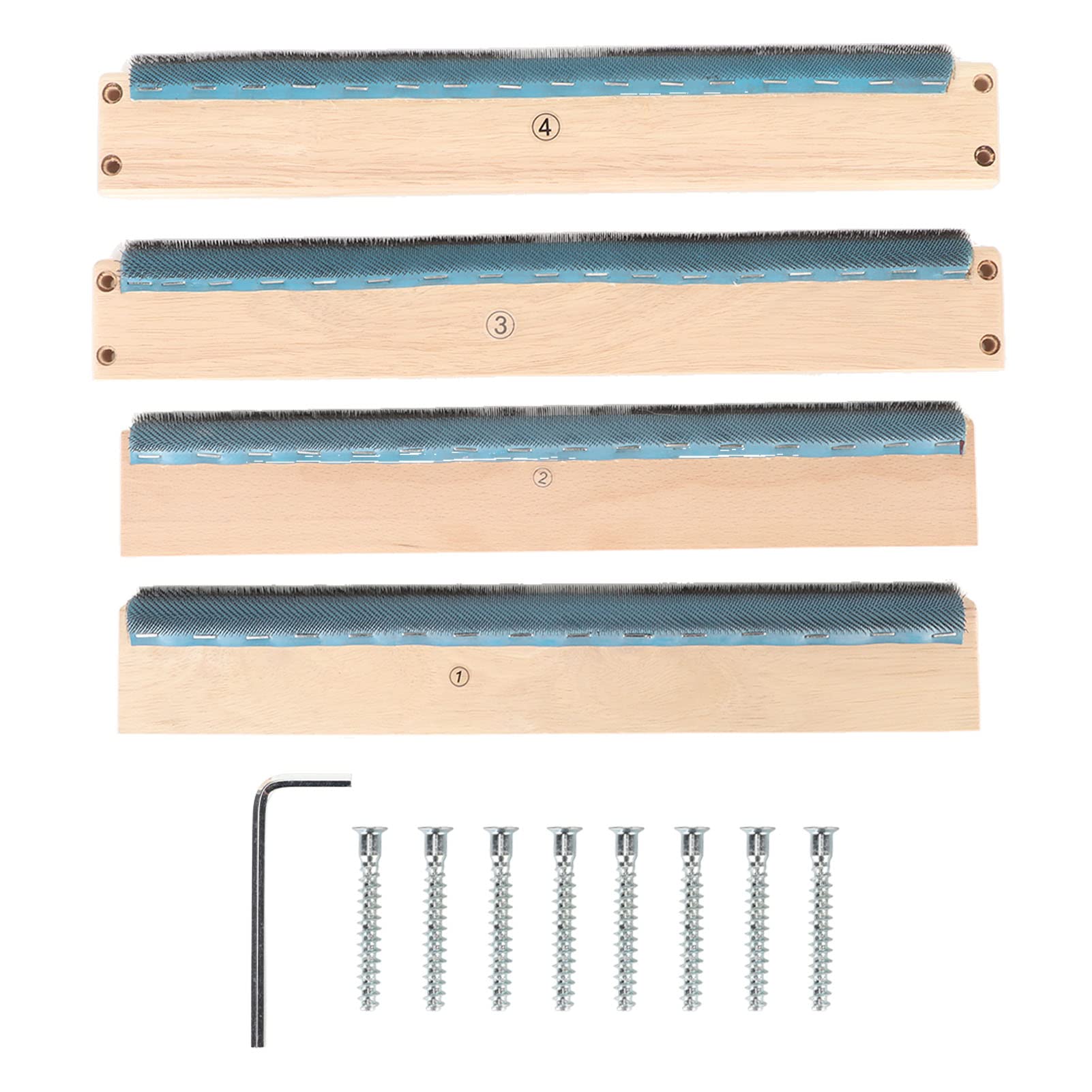Cornice per punto croce, forma quadrata, 4 strisce laterali per cucire