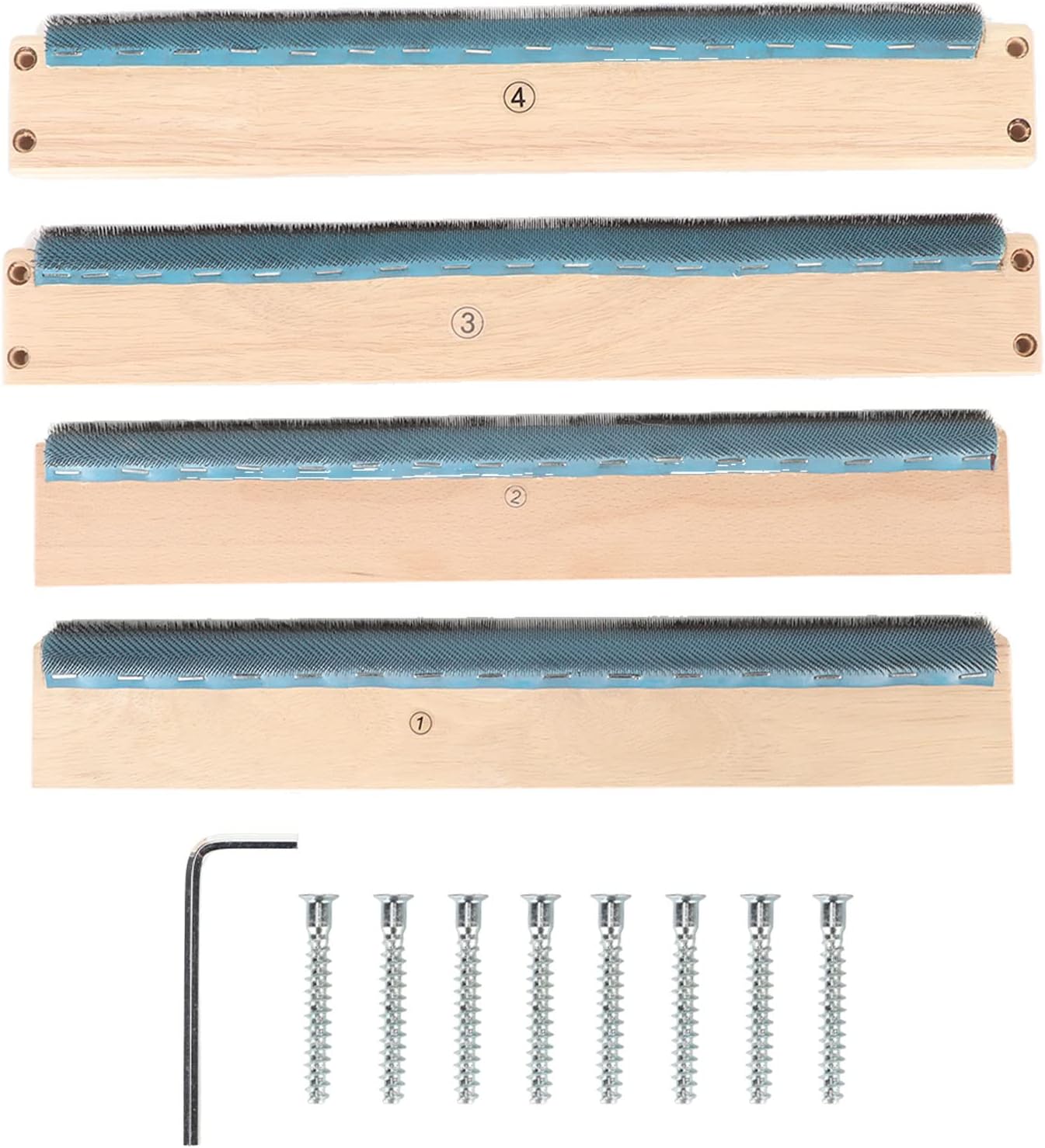 Cornice per punto croce, forma quadrata, 4 strisce laterali per cucire - immagine 1