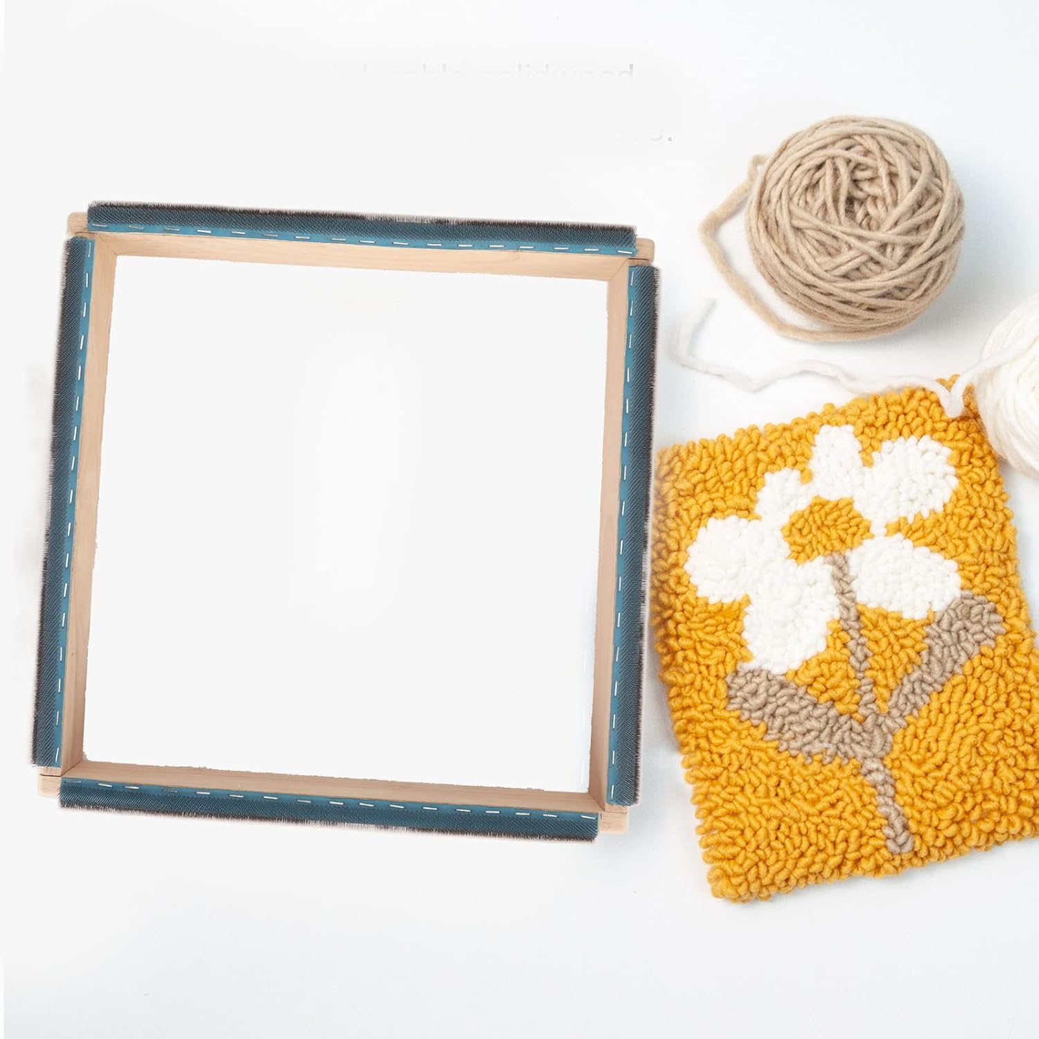 Cornice per punto croce, forma quadrata, 4 strisce laterali per cucire - immagine 6