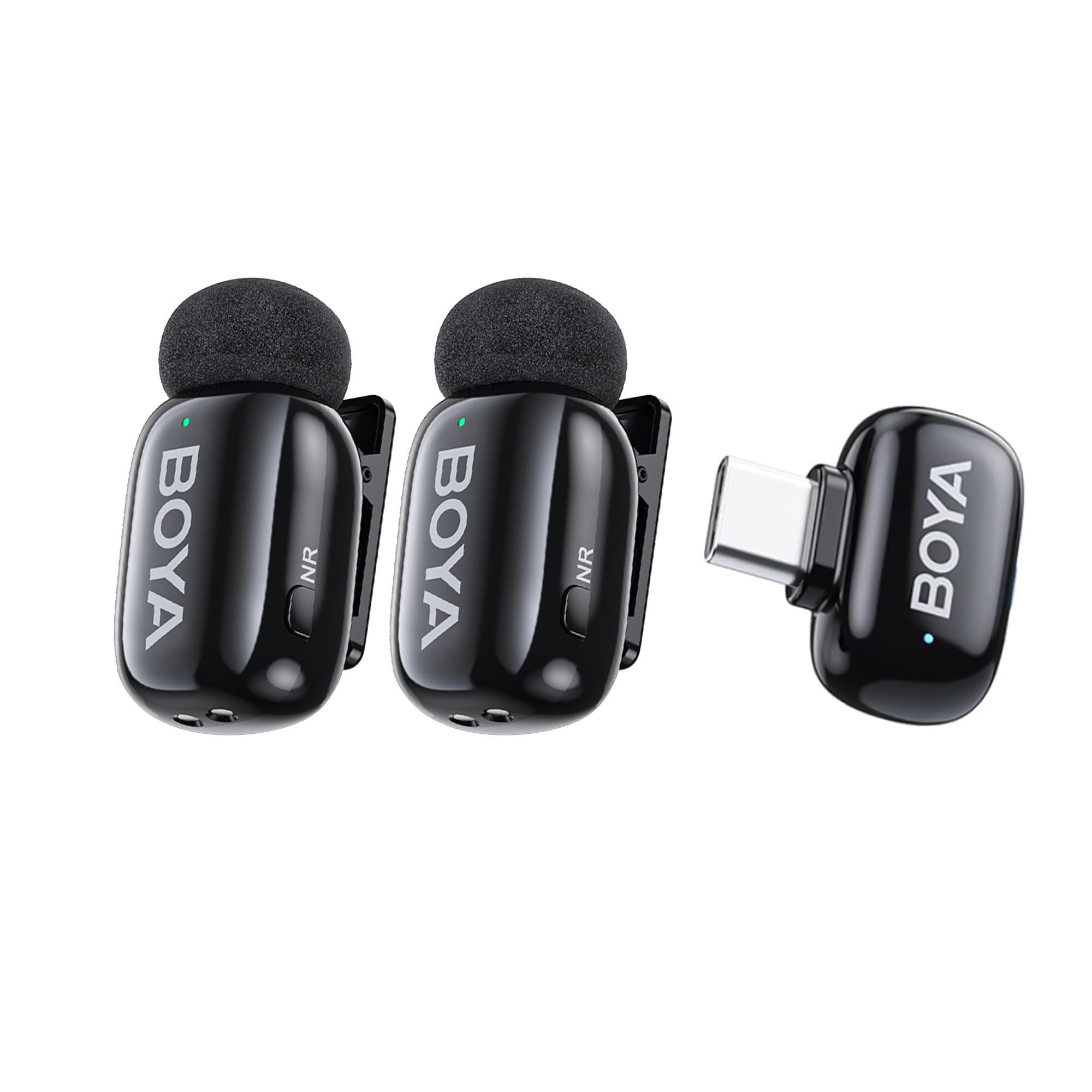 Boya Mini Microfono Lavalier Wireless per iPhone/Android USB-C