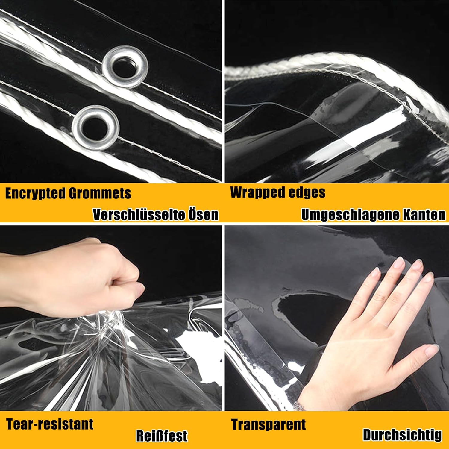 Noble Createaprototype Telone Impermeabile Trasparente - immagine 3