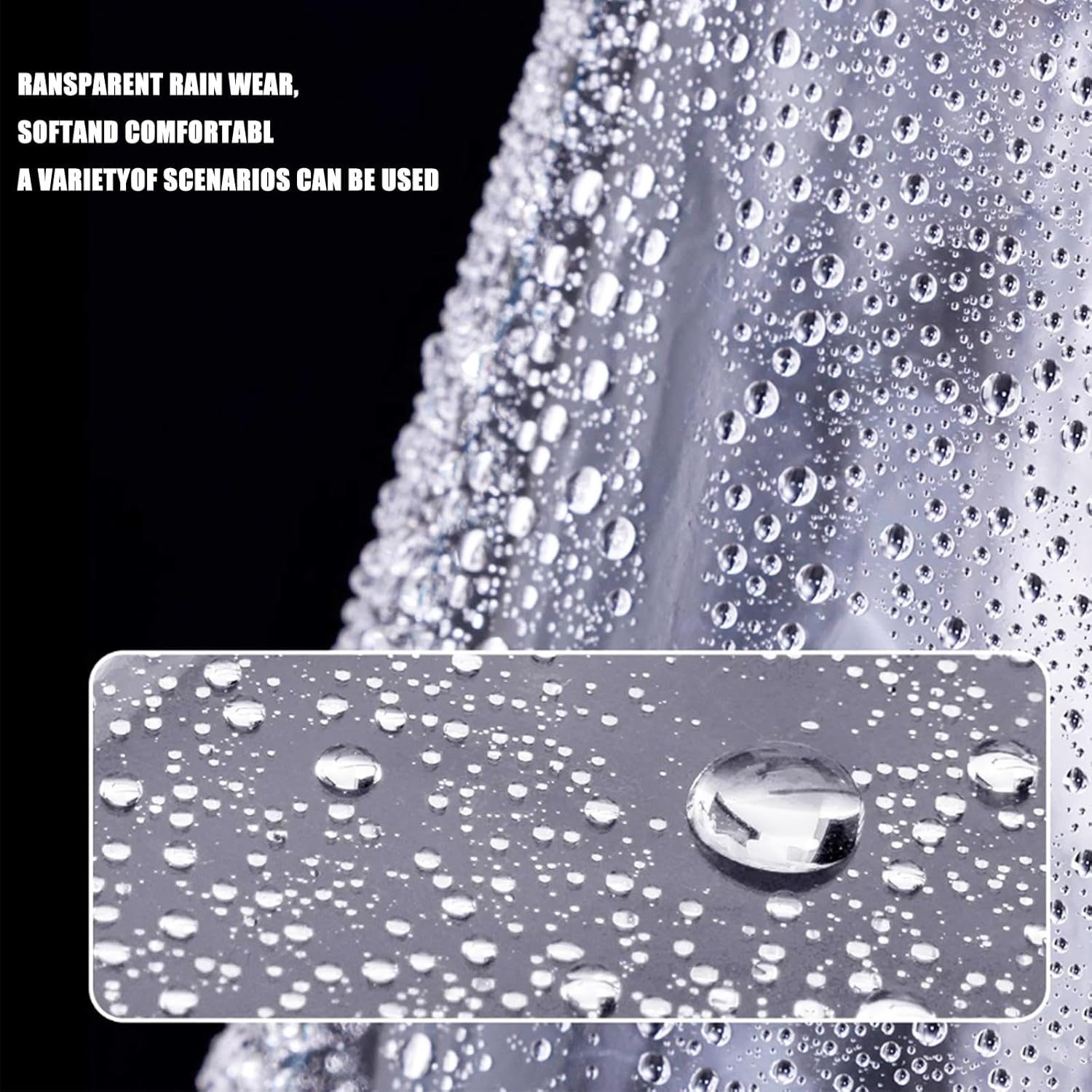 Noble Createaprototype Telone Impermeabile Trasparente - immagine 5