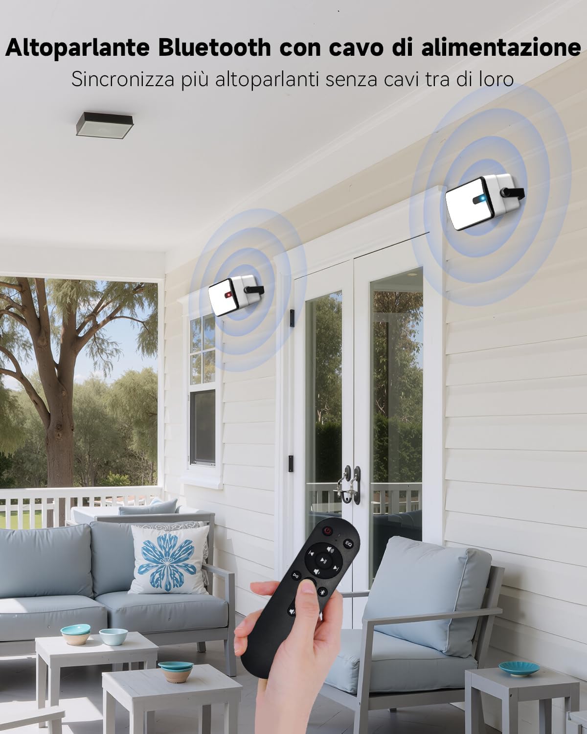 Plyee Audio Altoparlanti Bluetooth Esterni 250W (2 pz) - immagine 2