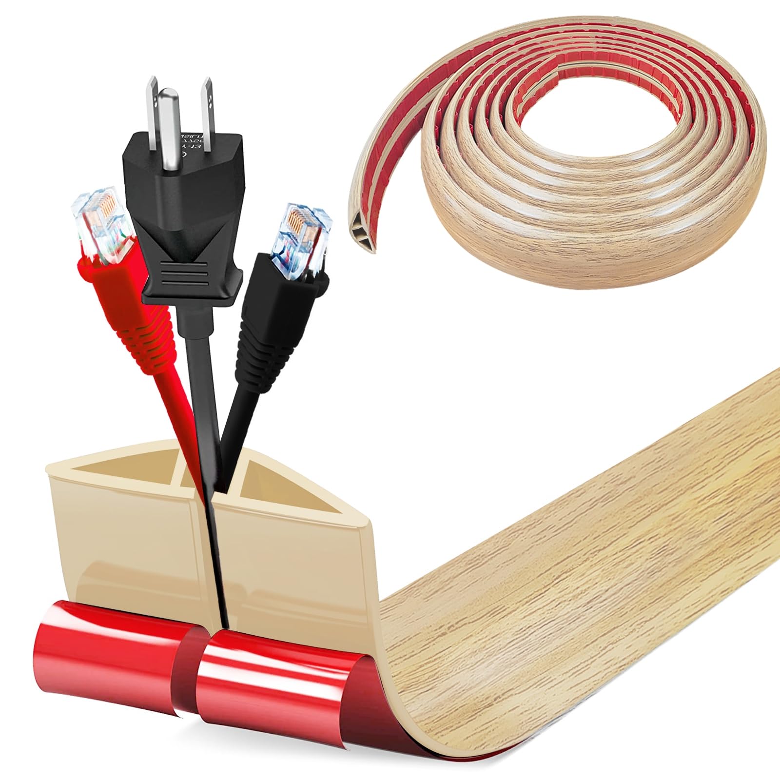 Protezioni Cavi a Pavimento Autoadesive 5M x 5cm