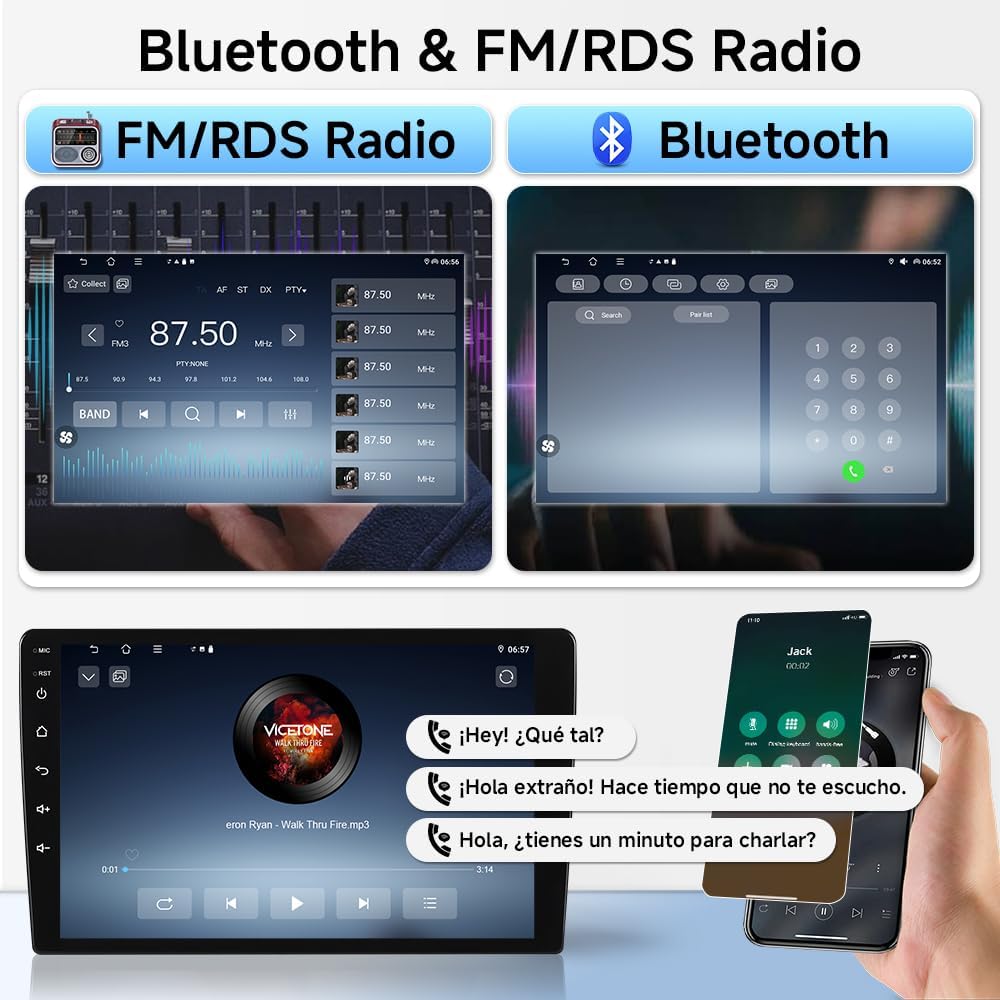 Autoradio Android 15 9'' per Renault Captur MK1 2013-2019 - immagine 6