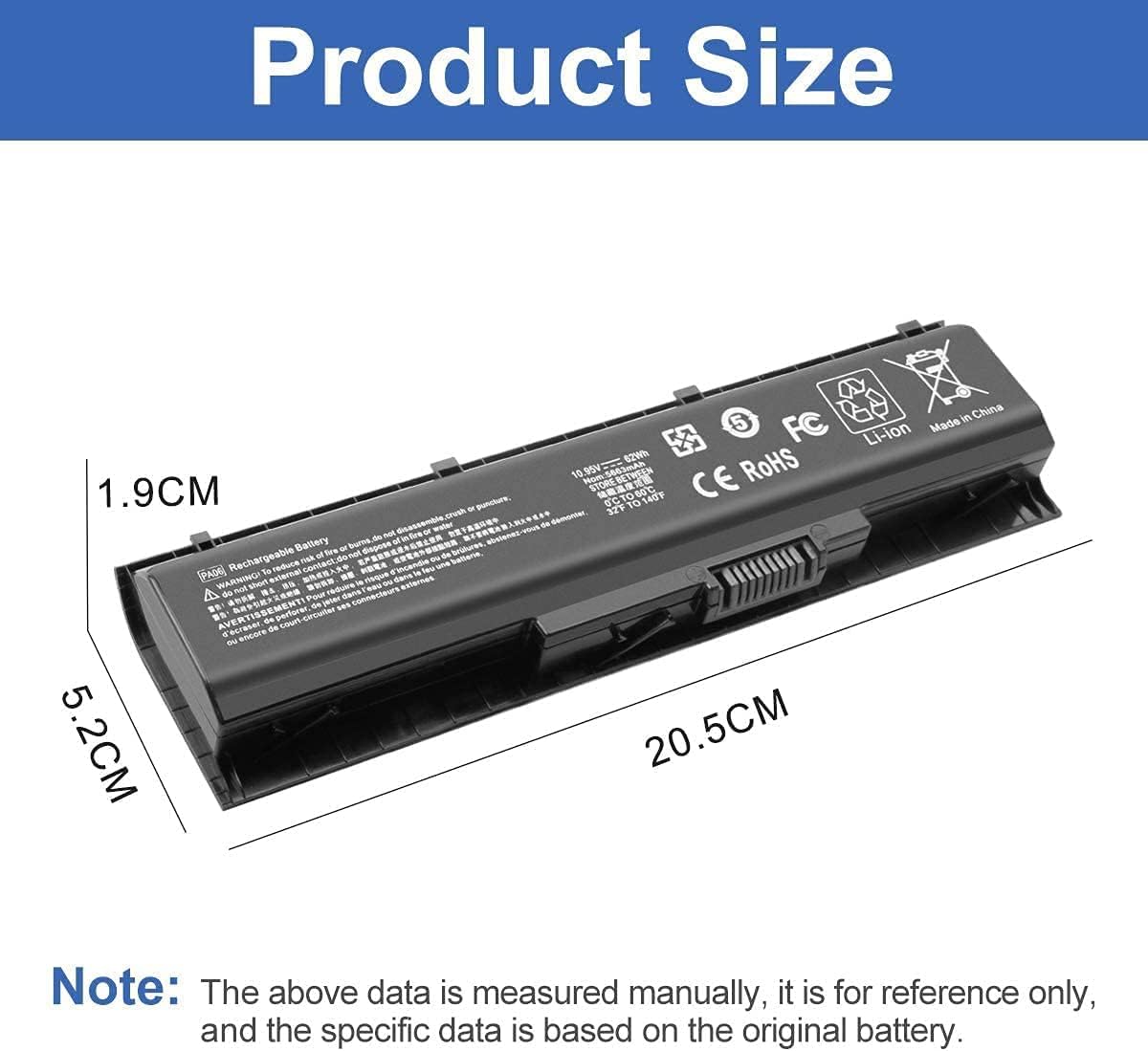 Exmate Batteria PA06 per HP Omen 17-w000 - immagine 6