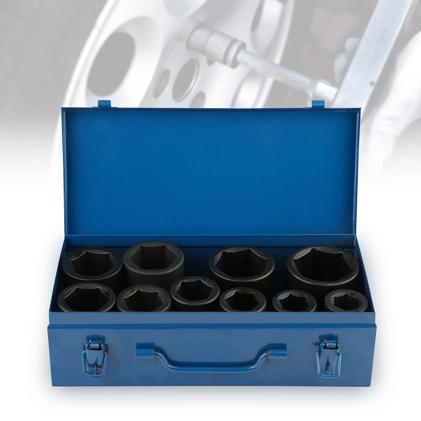 Set Chiavi a Percussione 10 Pezzi 1" Metriche