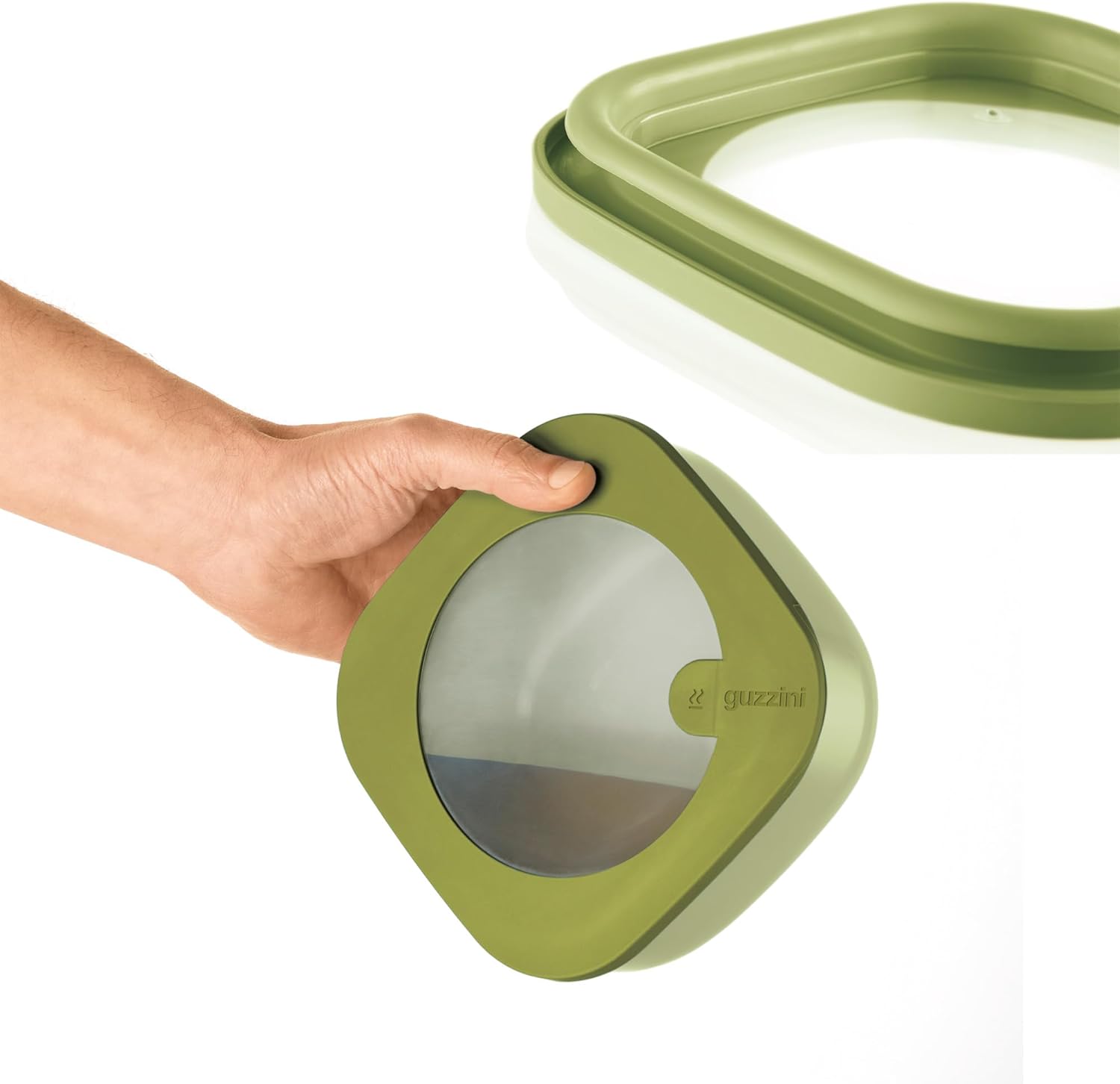 Guzzini STORE&MORE BIO Contenitore Ermetico 900ml, Verde Avocado - immagine 3