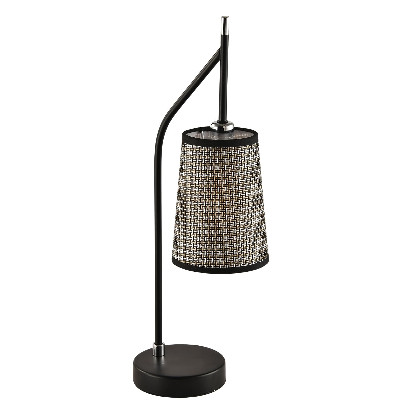 LQWELL® Lampada da Tavolo Retrò Vintage Nero Oro E14