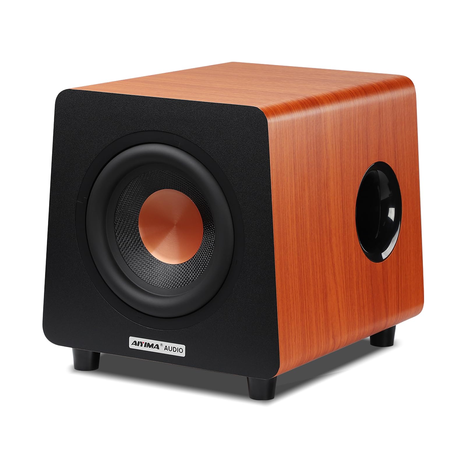 Subwoofer Attivo 800 X 8 pollici 100 Watt, Marrone
