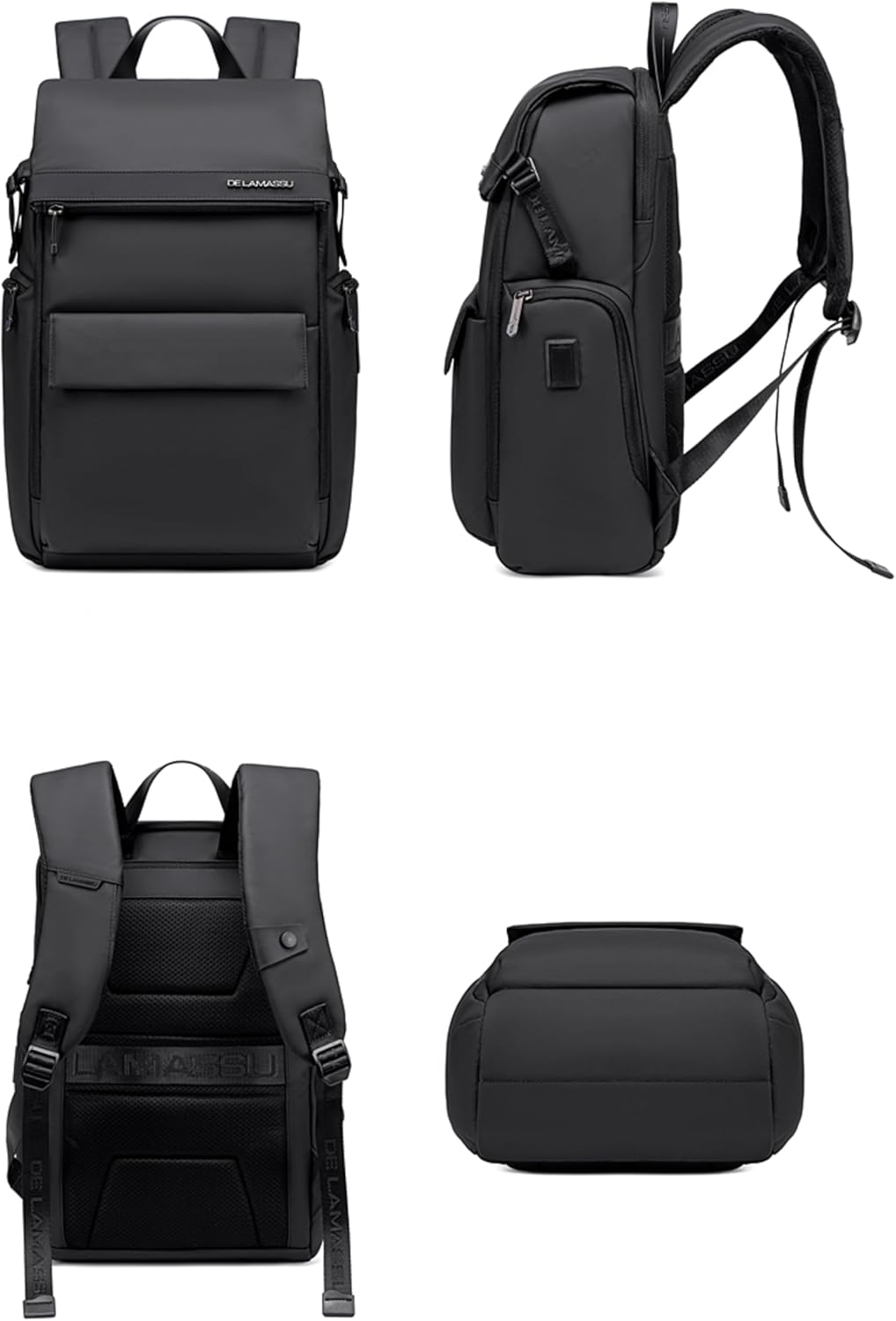 "Felix" Zaino per Computer Portatile 16 Pollici, Nero - immagine 3