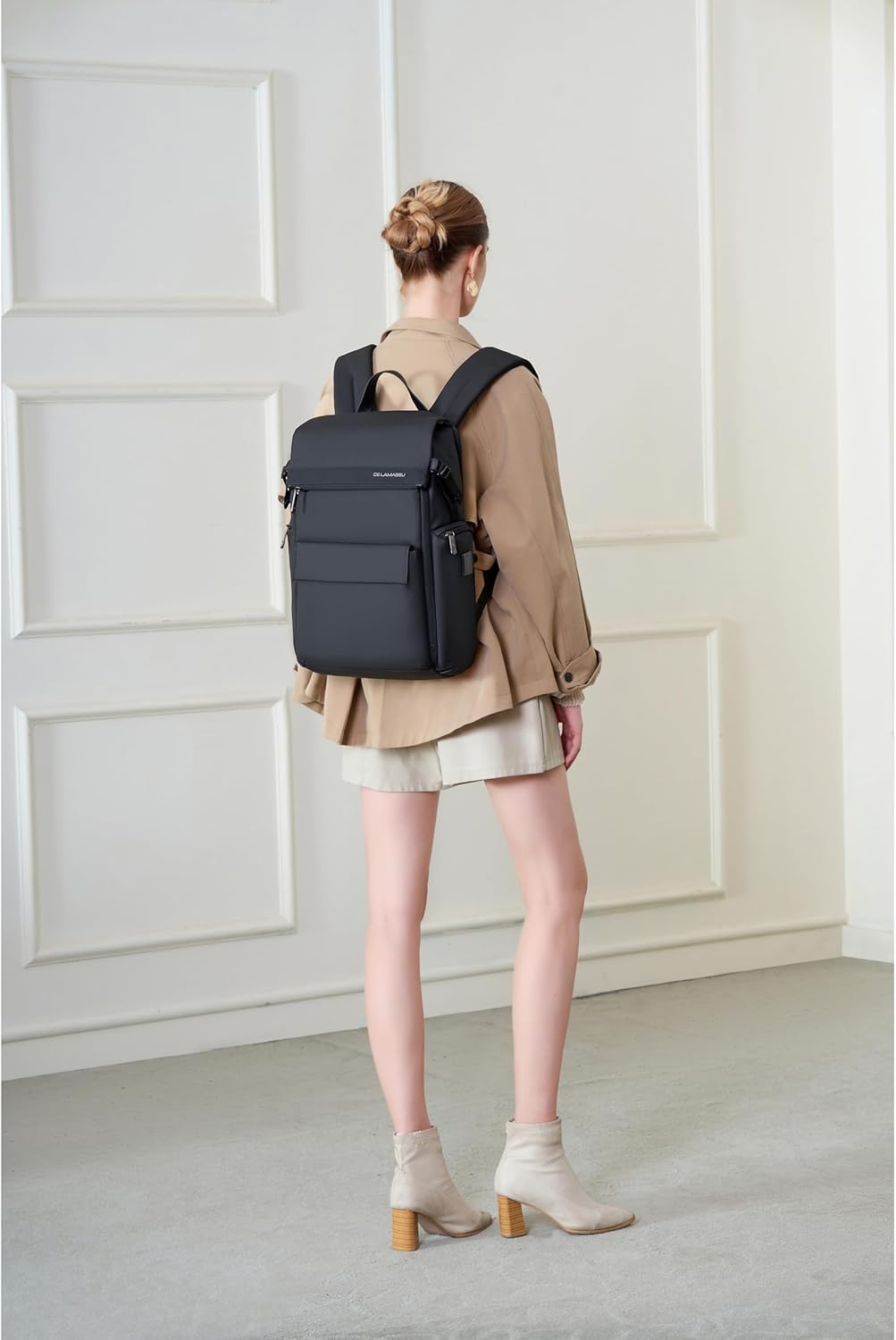 "Felix" Zaino per Computer Portatile 16 Pollici, Nero - immagine 4