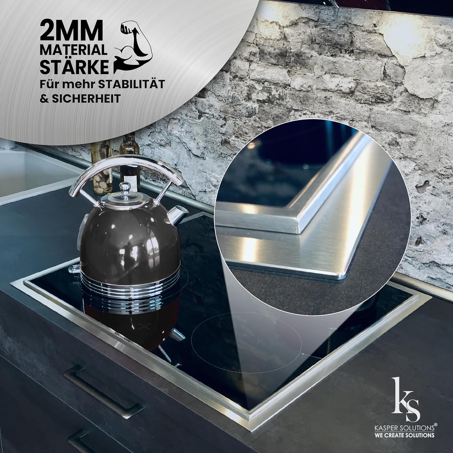 Kasper Solutions Telaio Adattatore per Piani Cottura - immagine 2