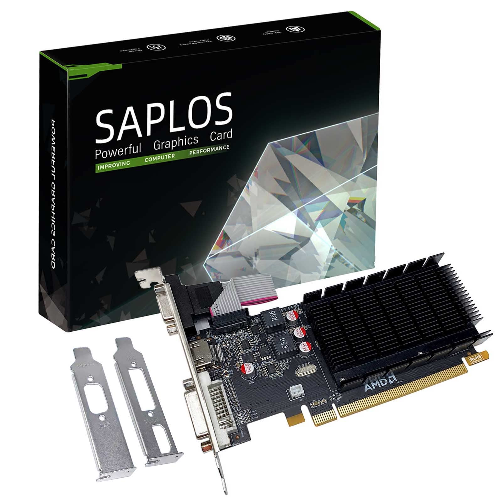 Saplos Radeon HD 5450 Scheda Video 2GB GDDR3