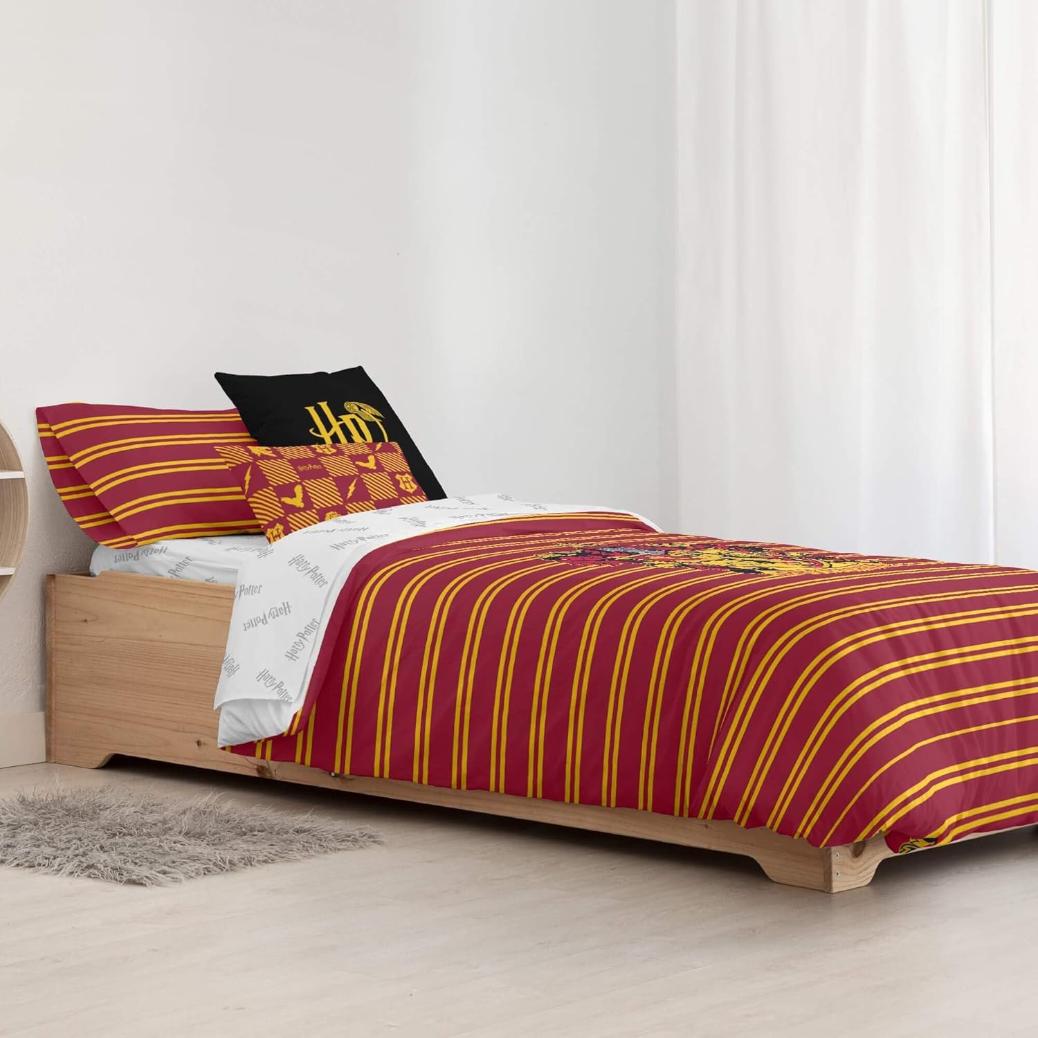 BELUM Copripiumino Harry Potter Gryffindor Shield, 100% Cotone - immagine 6