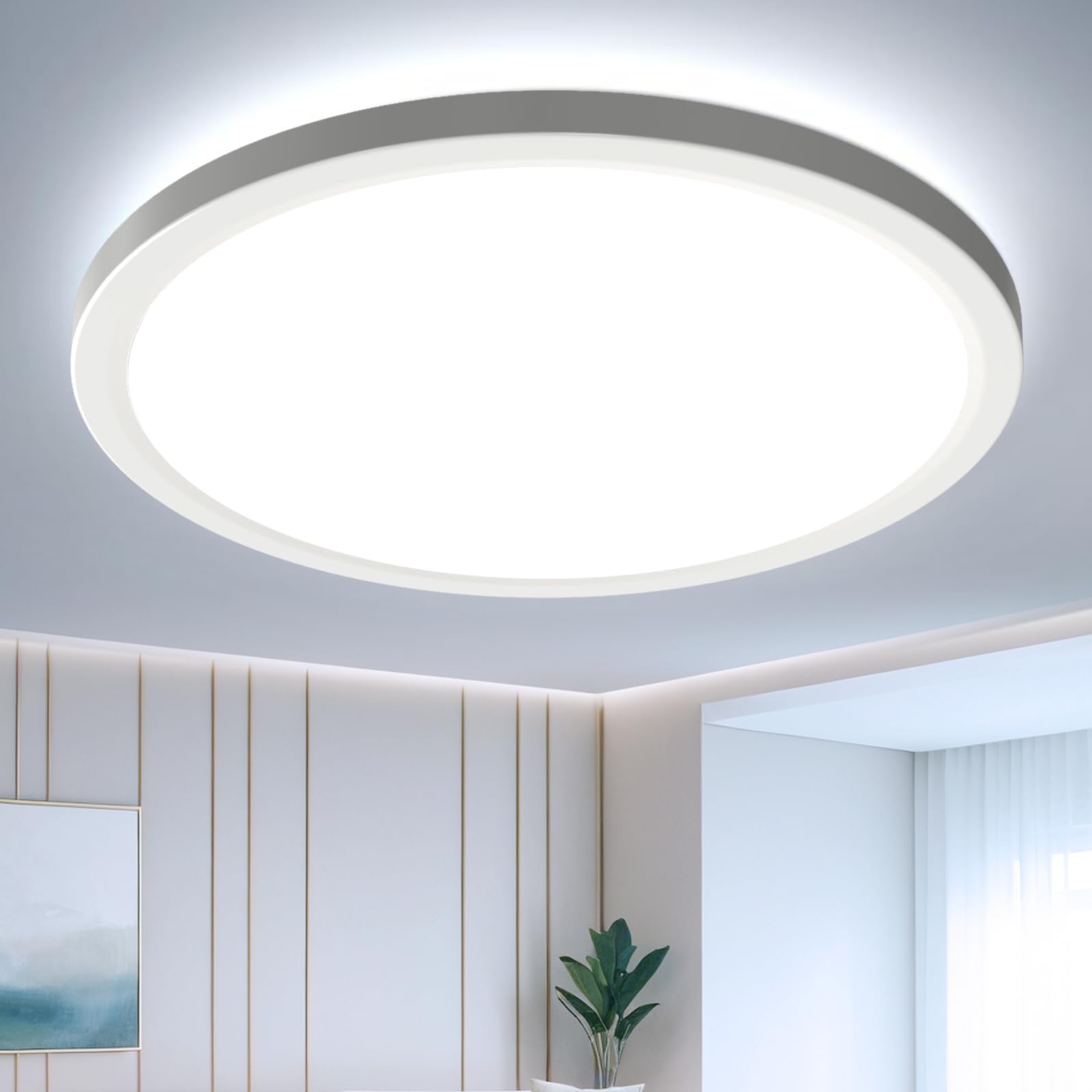 Easy Eagle Plafoniera LED Soffitto 18W 6500K 22CM