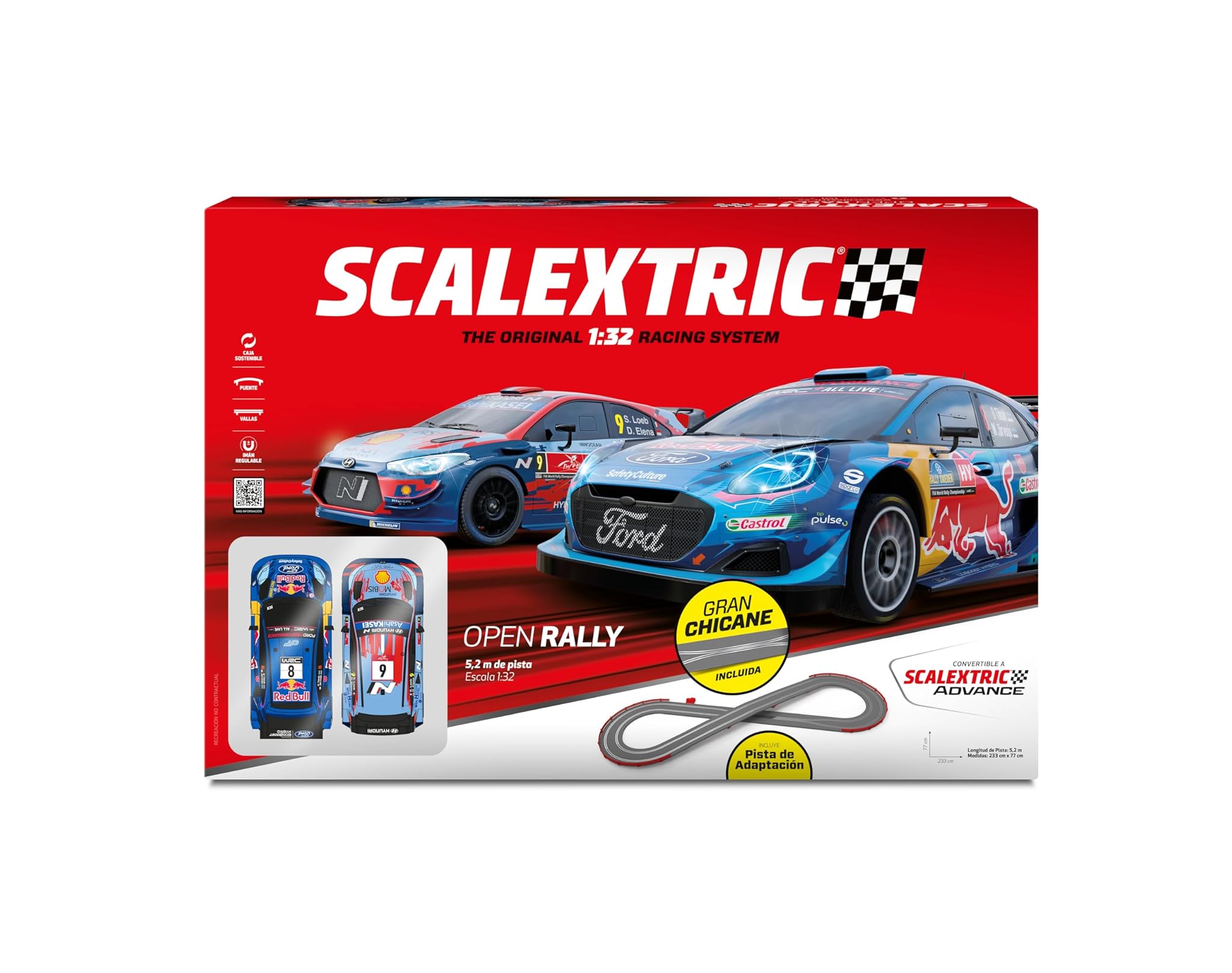 SCALEXTRIC - Pista da corsa, multicolore (U10543S500)