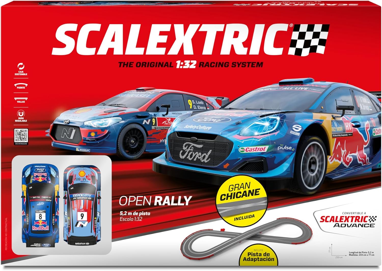 SCALEXTRIC - Pista da corsa, multicolore (U10543S500) - immagine 1