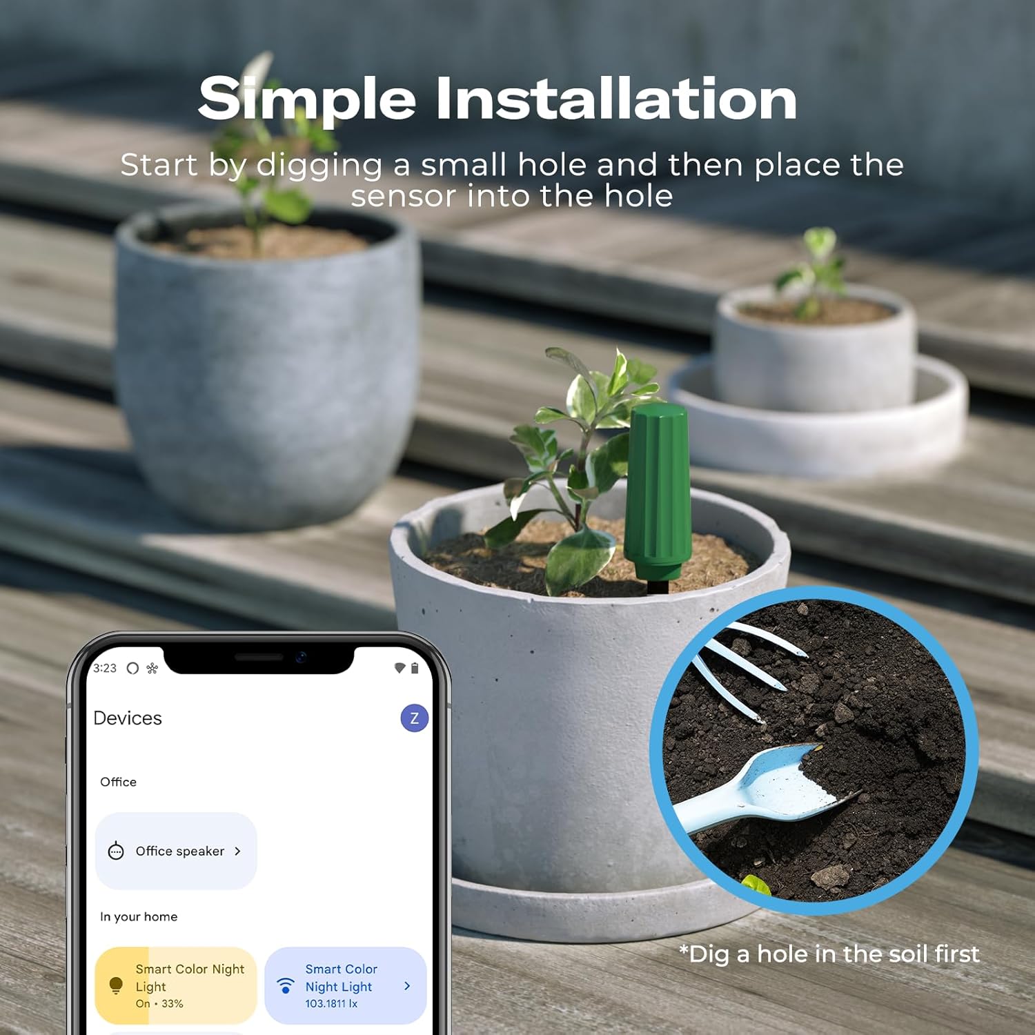 Thirdreality Sensore Umidità Suolo Smart (3 Pezzi) - immagine 4