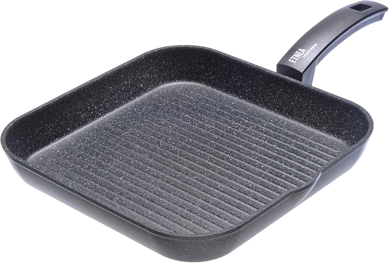 Moneta Etnea Bistecchiera Antiaderente 28x28cm, Nera - immagine 1
