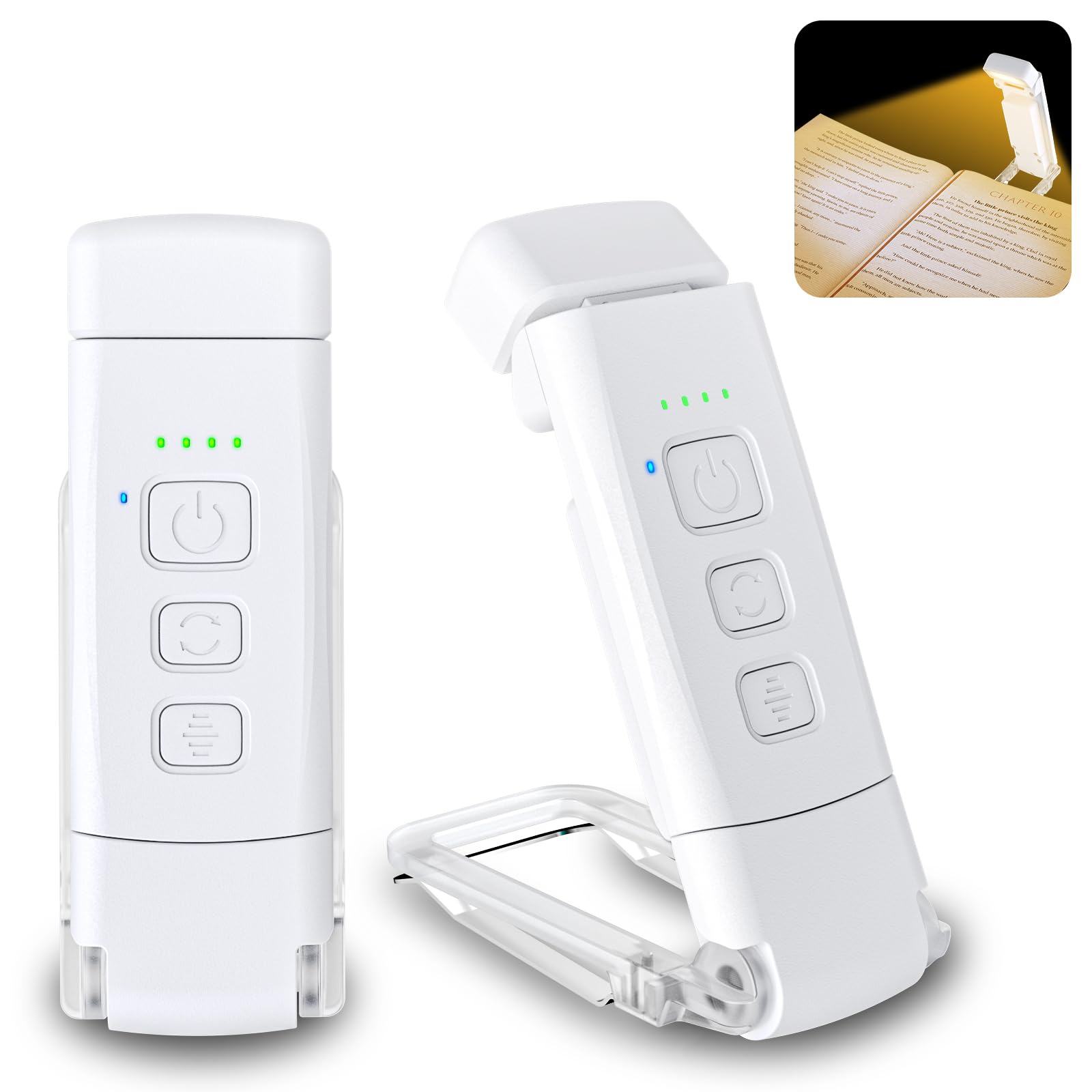 Alyvisun Luce da Lettura con Clip USB Ricaricabile