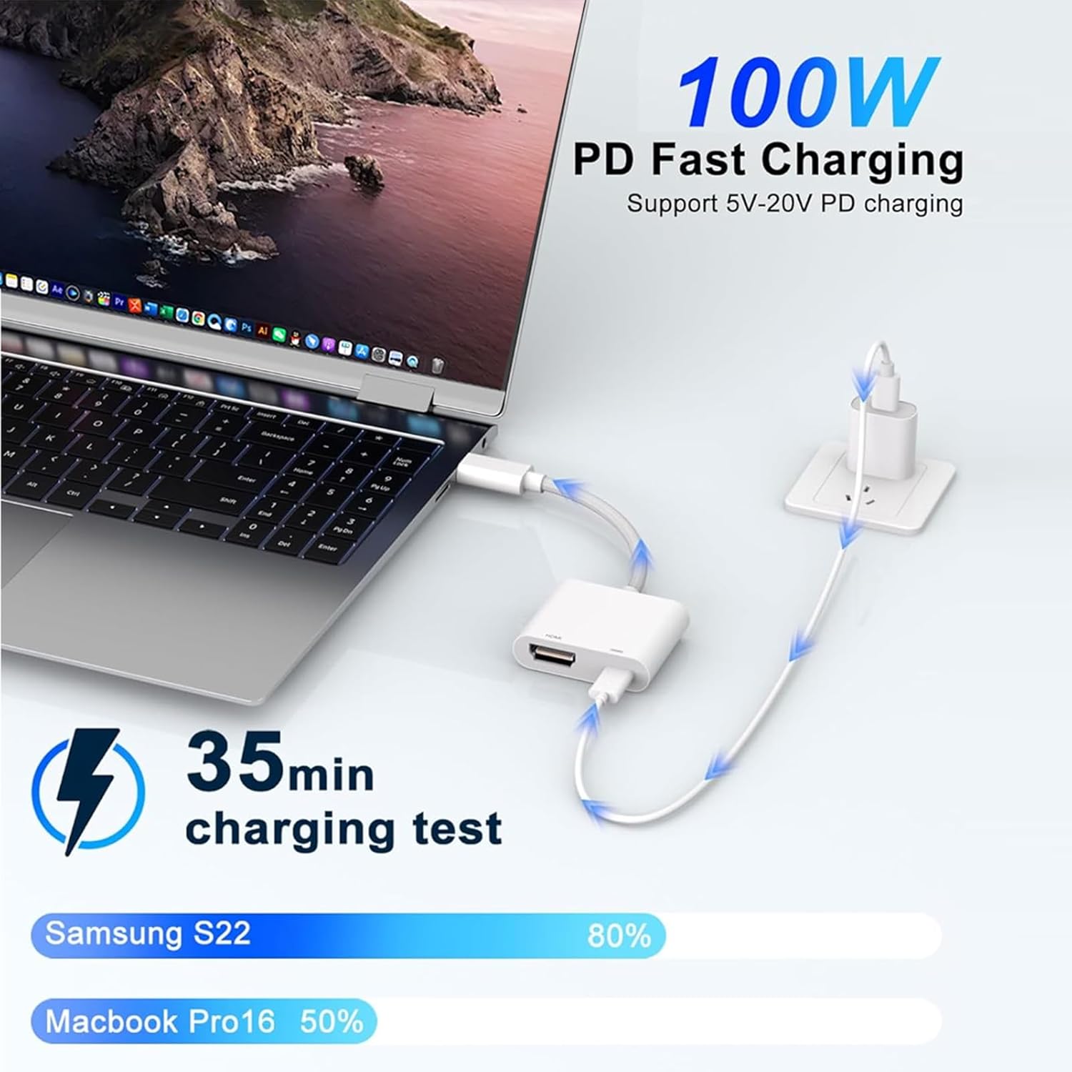 Adattatore USB C HDMI per iPhone 17/16/15 - immagine 3