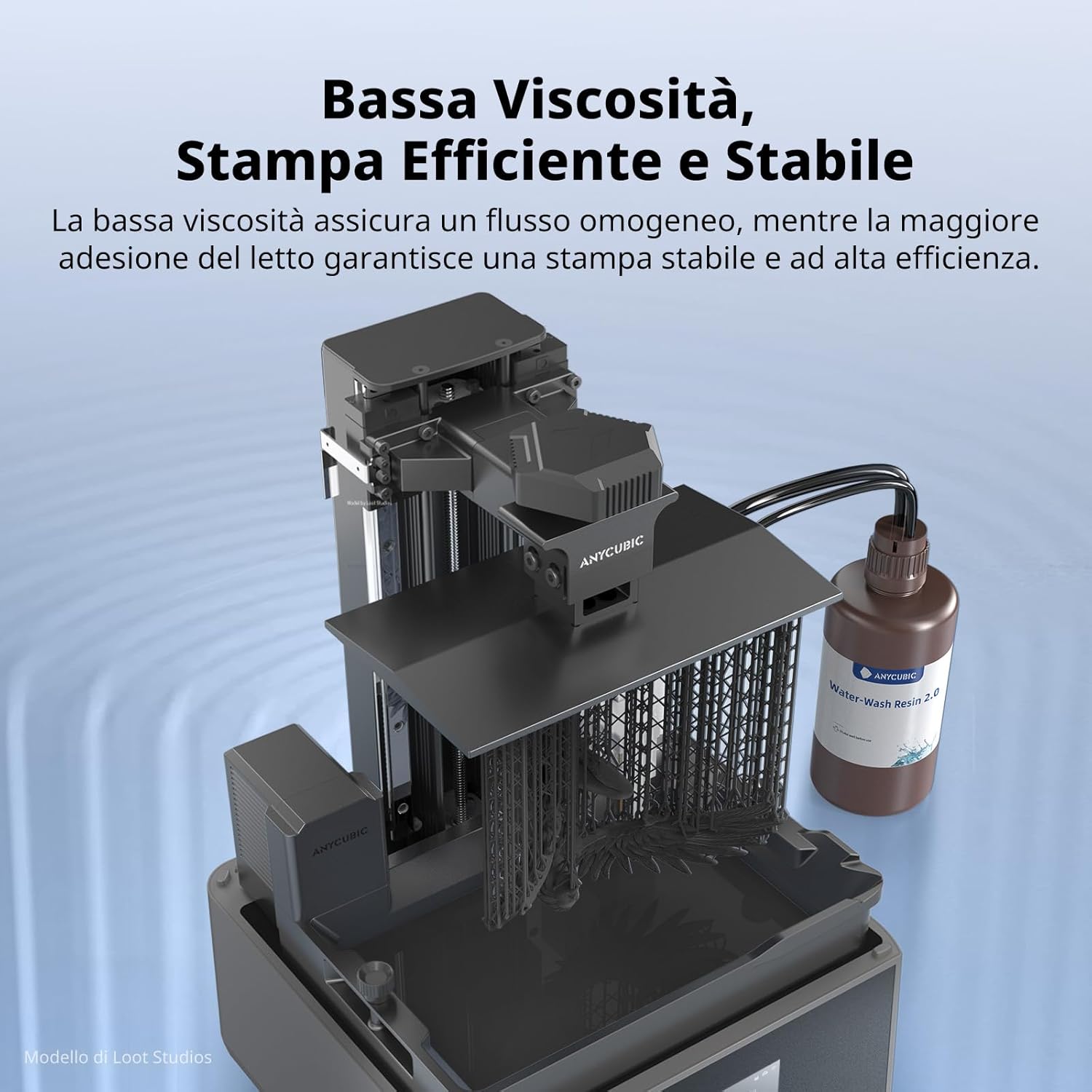 ANYCUBIC Water Washable Resin 2.0 per Stampanti 3D 2KG - immagine 6