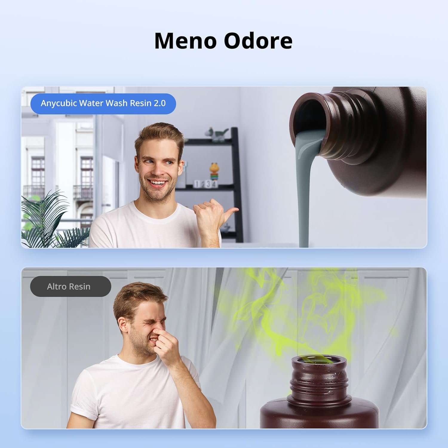 ANYCUBIC Water Washable Resin 2.0 per Stampanti 3D 2KG - immagine 7