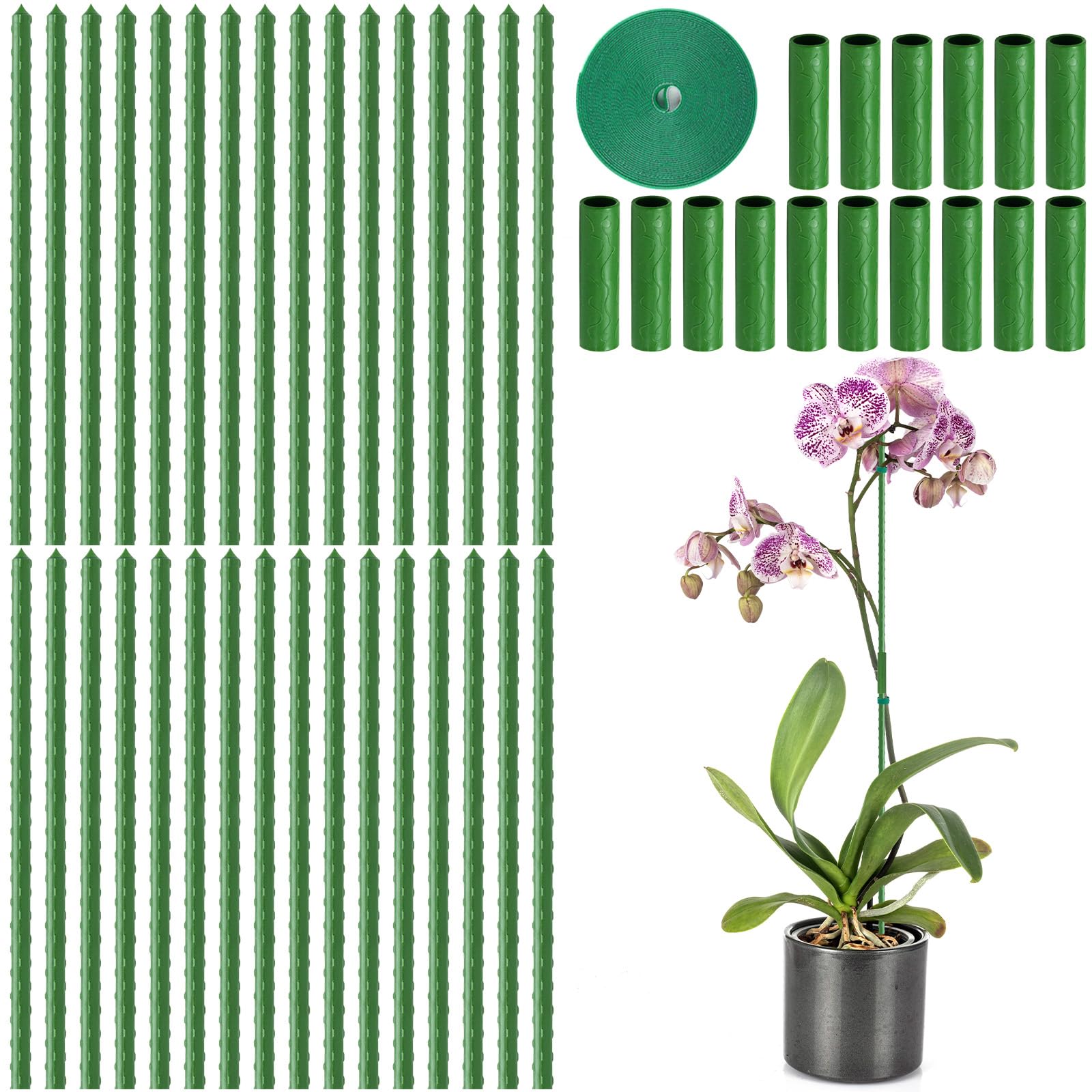 Supporto per Piante - 24 Pezzi con 16 Tubi