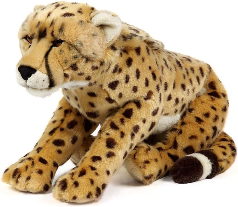 Living Nature - Peluche a forma di ghepardo grande, 45 cm - immagine 1