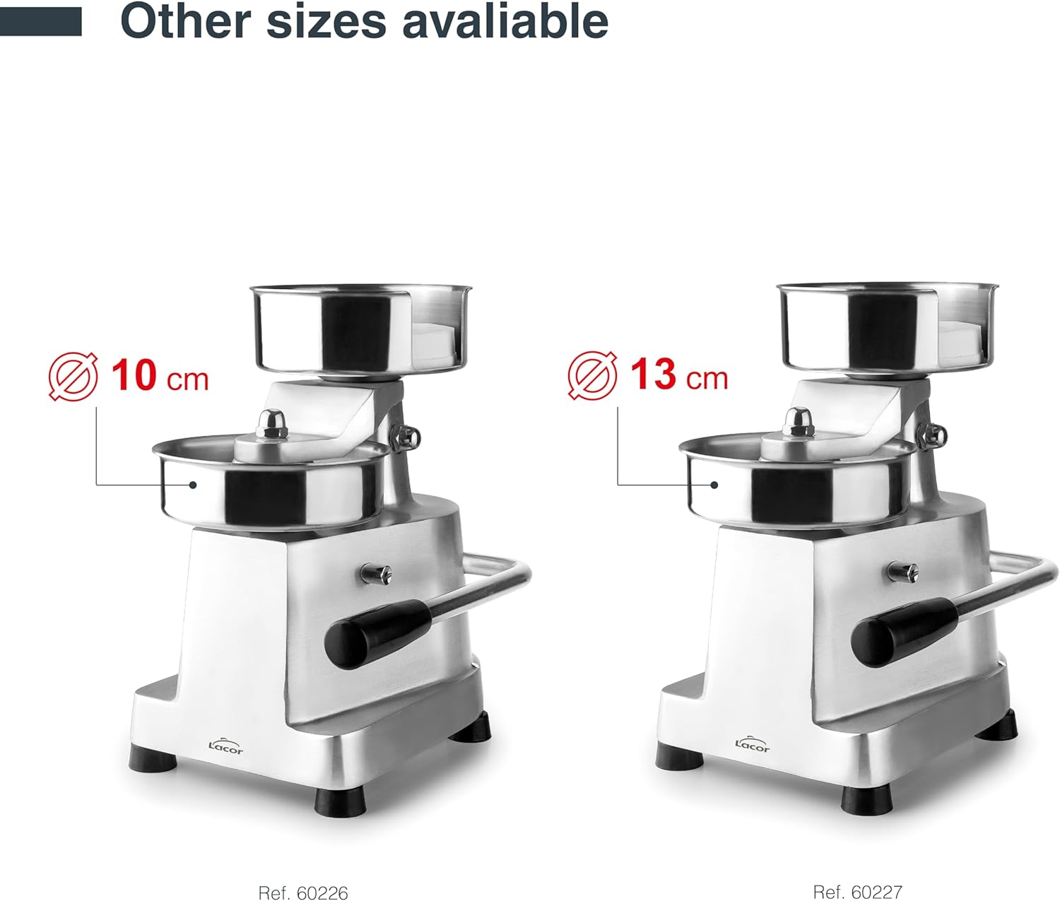 Lacor 60227 - Pressa per Hamburger 13 cm - immagine 3