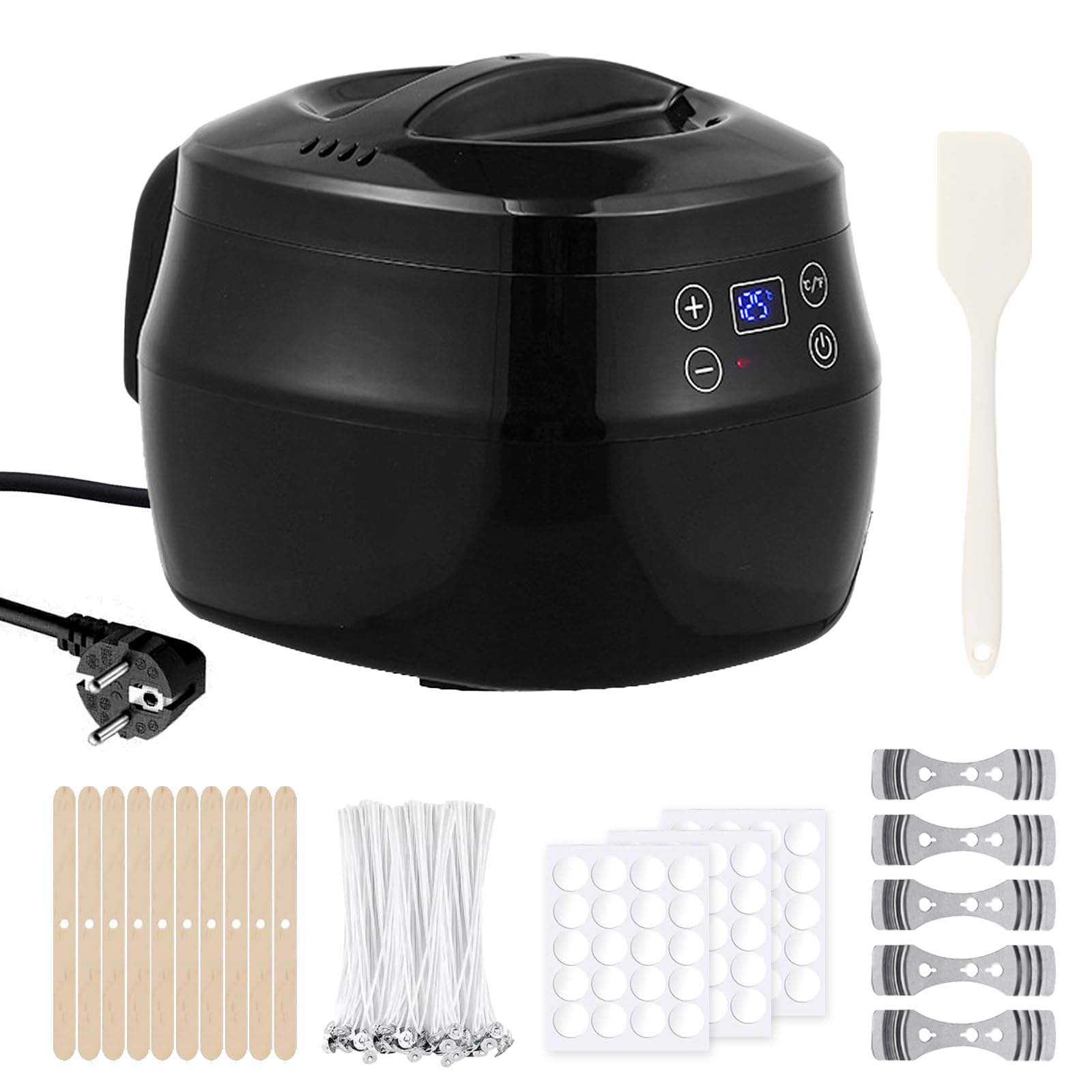 Cera Elettrica con Indicatore LED per Candele di Soia