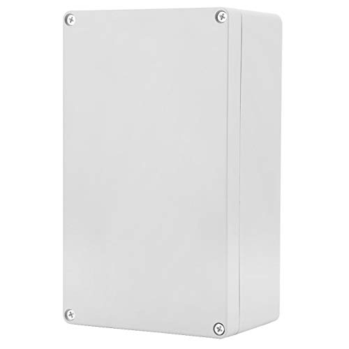 Scatola di giunzione antipolvere impermeabile IP65 Scatola di giunzione in plastica ABS Scatole elettriche universali Contenitore per progetti Grigio(200*120*75mm)
