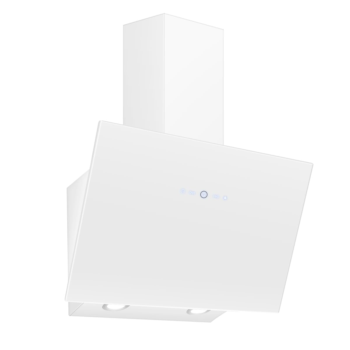 Sndoas Cappa Aspirante Inclinata 60cm 700 m³/h, Bianco