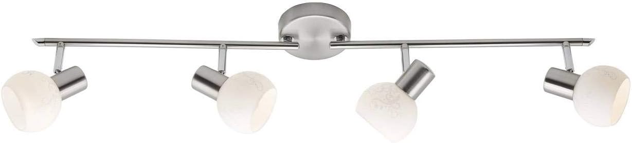 Brilliant Bona Spot Tube 4 Luci - Ferro/Bianco - immagine 1