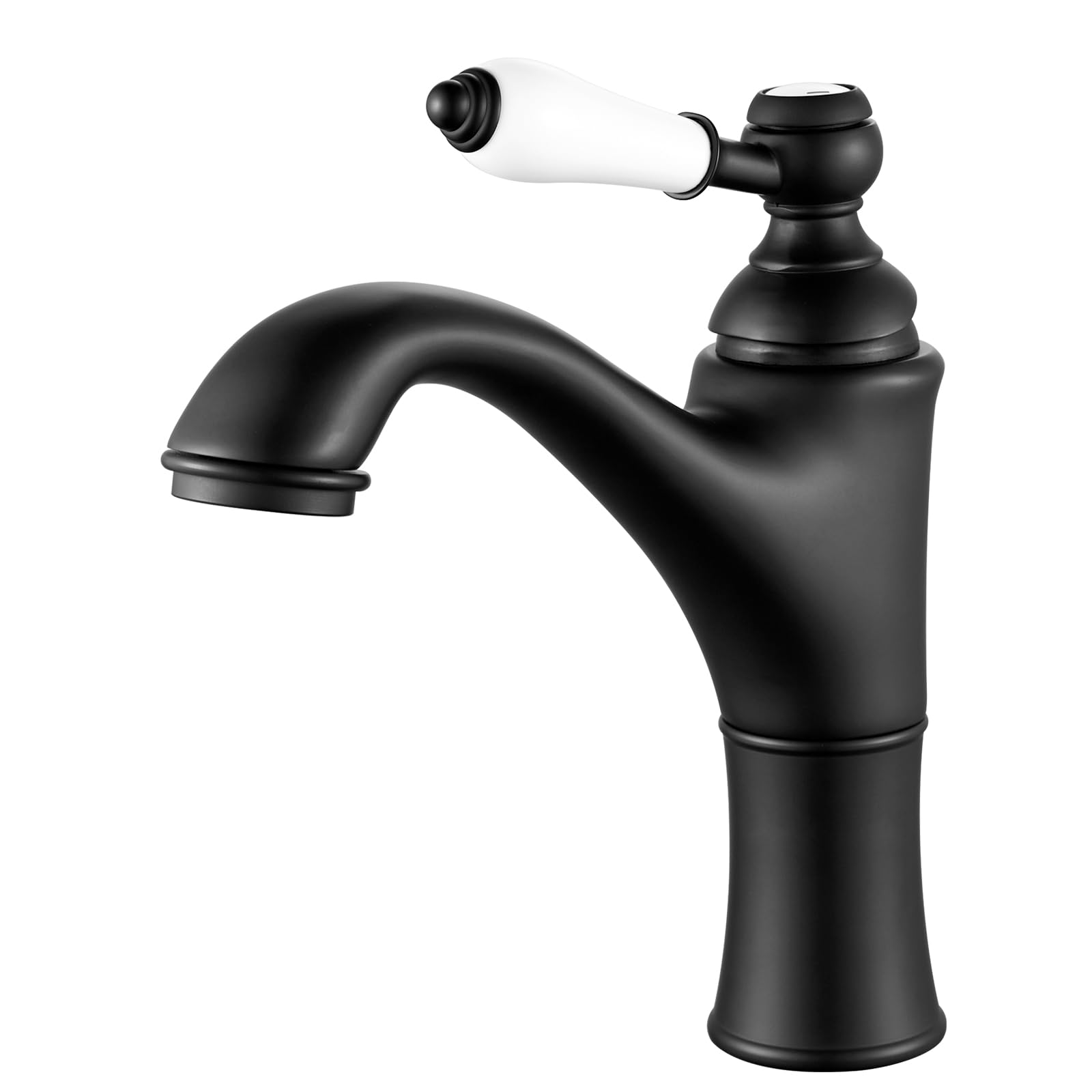 Rubinetto Bagno Lavabo Nero Monocomando