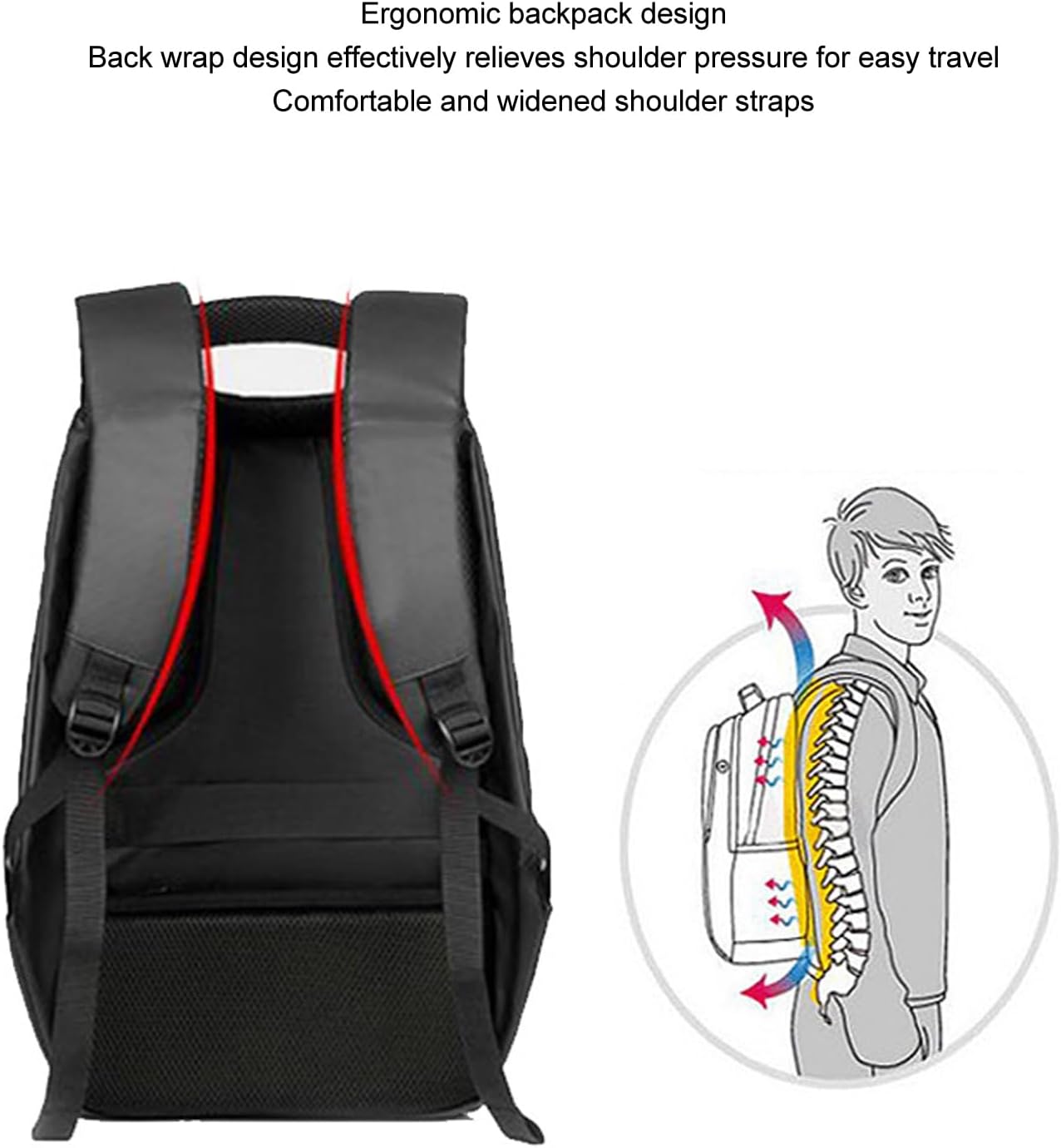 Zaino LED Impermeabile con Display Programmabile - immagine 6