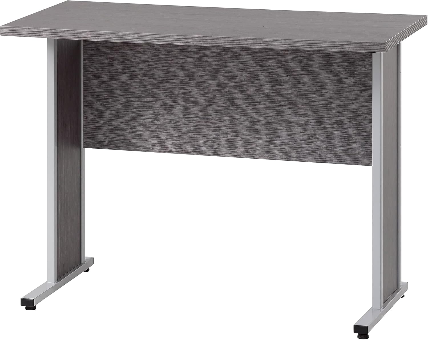 Möbelpartner Manni - Scrivania in legno di frassino grigio, 90 x 65 x 72,2 cm