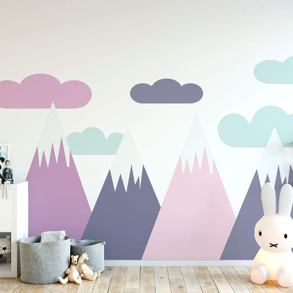Ambiance Sticker s Muraux Bambini - Montagne Scandinave - immagine 4