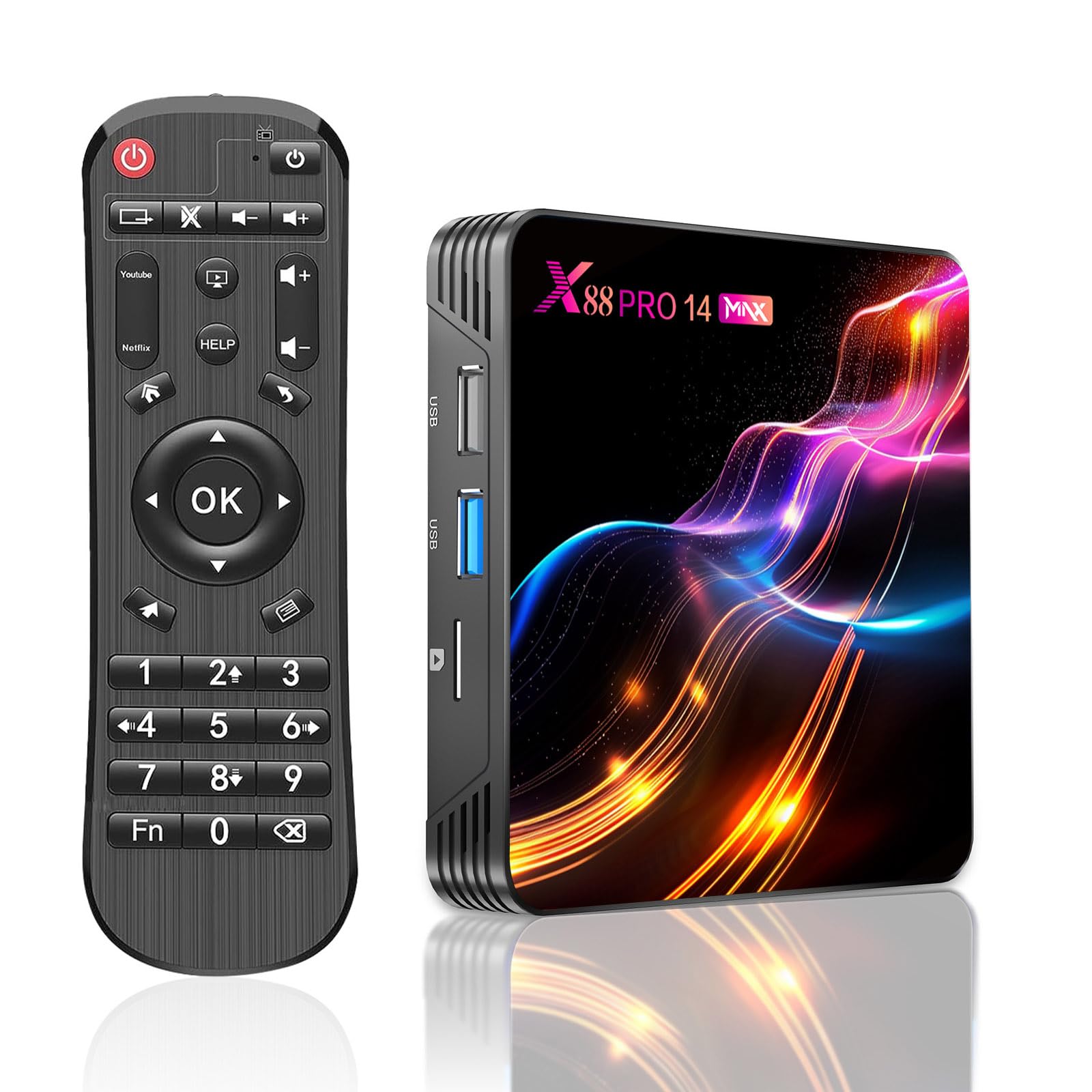 Sohiset Android TV Box 14.0 con 4GB RAM 64GB ROM