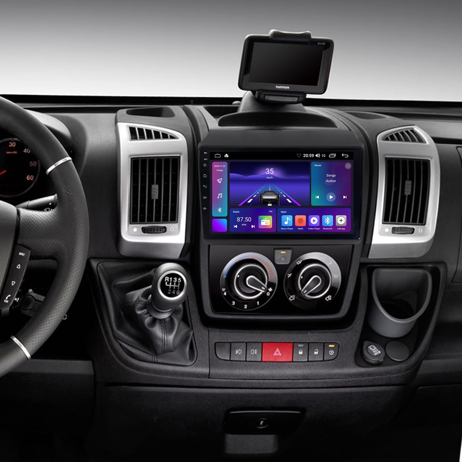 Autoradio Android 14 2GB+64GB per Fiat Ducato