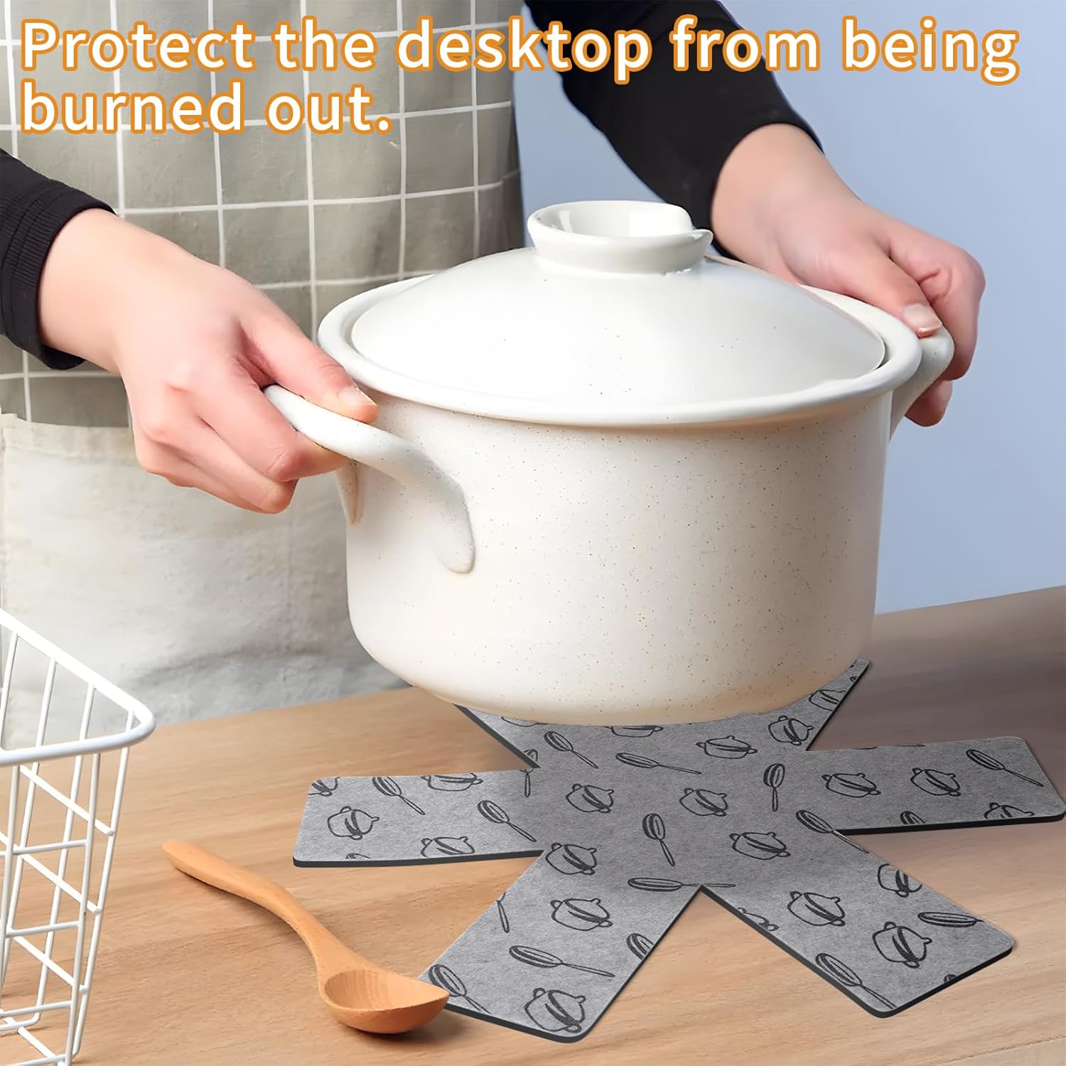 Separatori Pentole 12 Pezzi, Protezioni Antigraffio - immagine 4