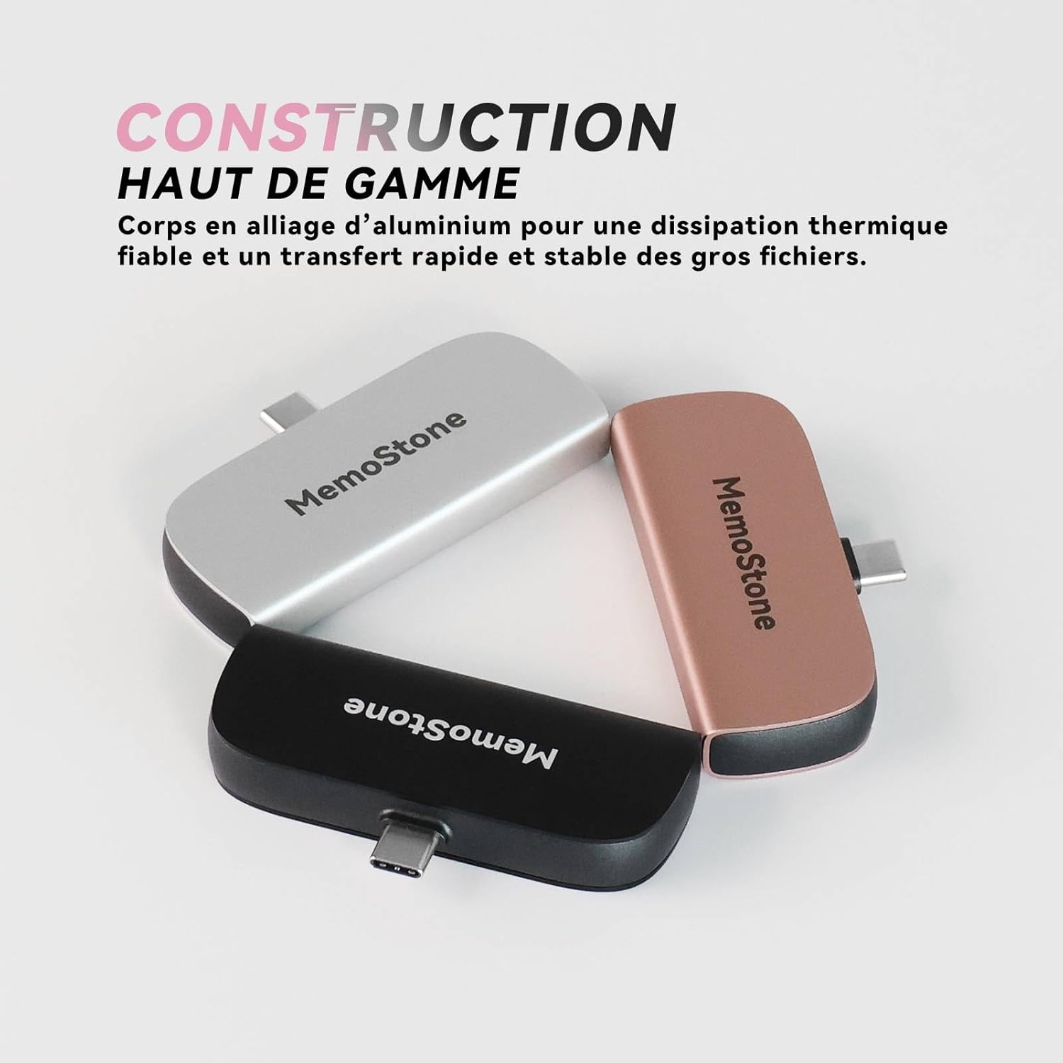 Kingspec MemoStone - SSD Esterna Portatile USB-C 1TB - immagine 5