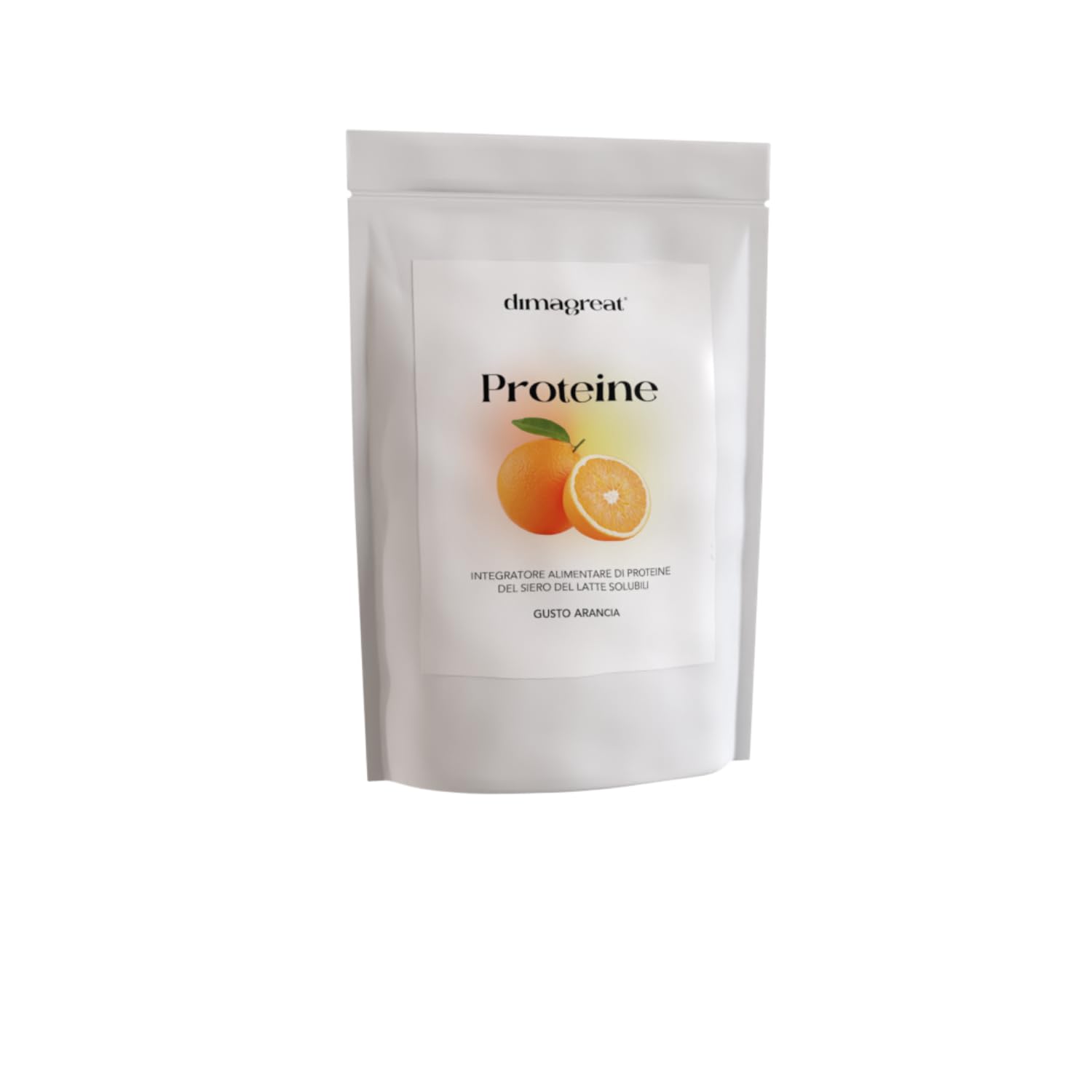 Proteine Isolate 750g Gusto Arancia, Made in Italy