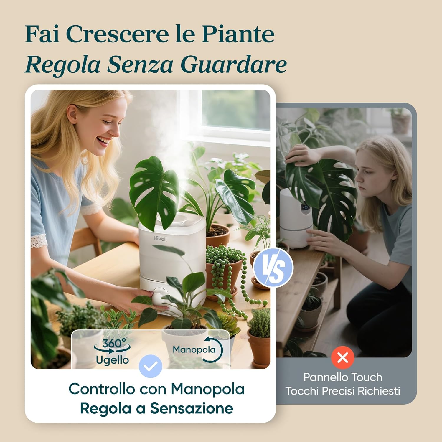 Levoit Umidificatore Ambiente Bambini 2,5L/25h - immagine 5