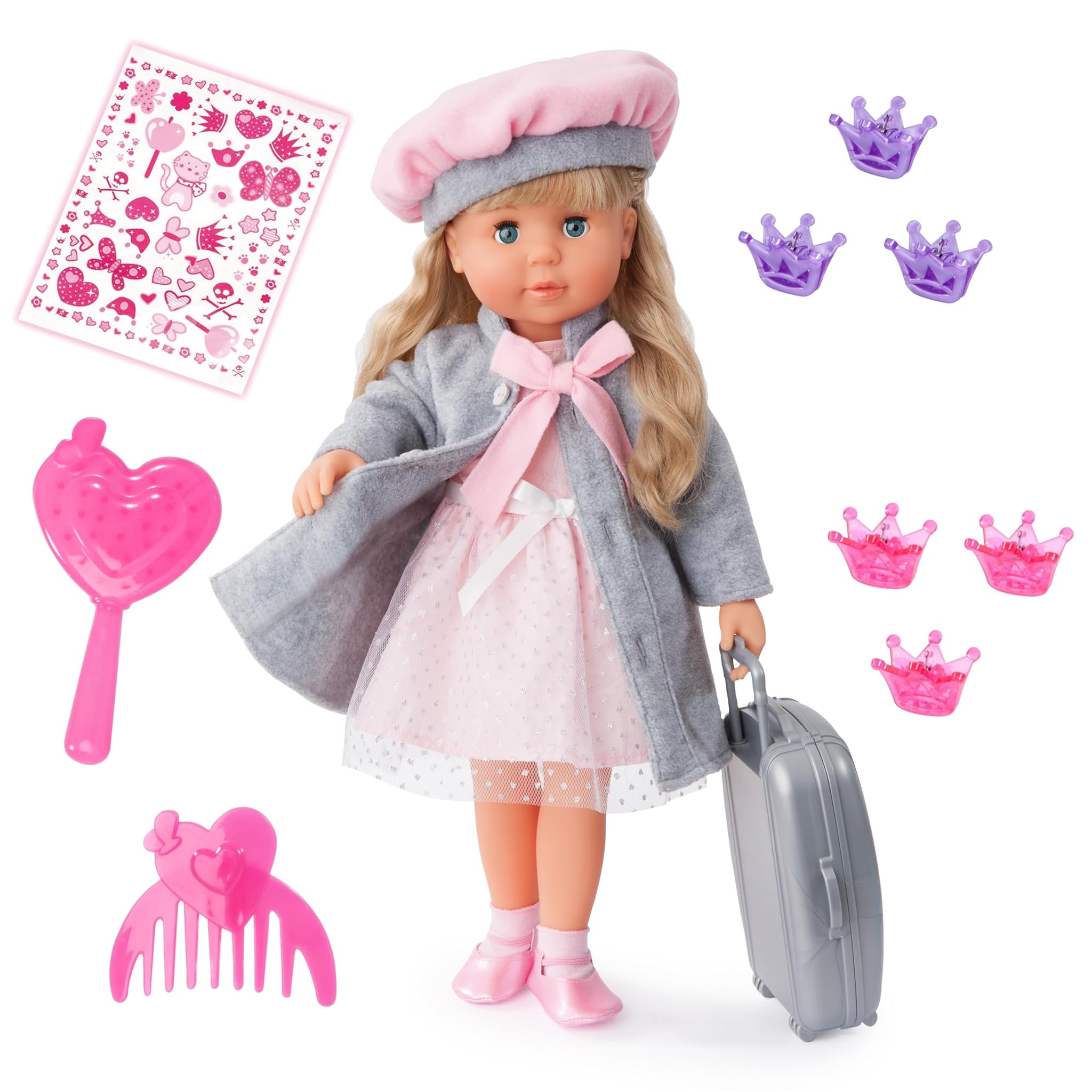 Bayer Toys Charlene Functions - Carrozzina per Bambole 46 cm