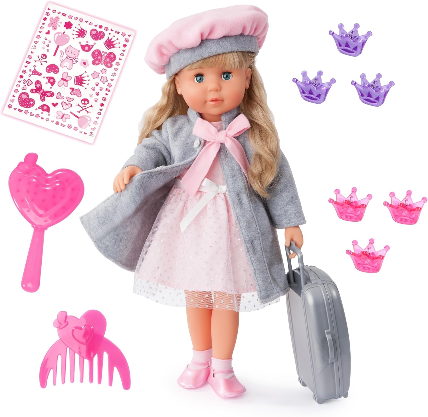 Bayer Toys Charlene Functions - Carrozzina per Bambole 46 cm - immagine 1