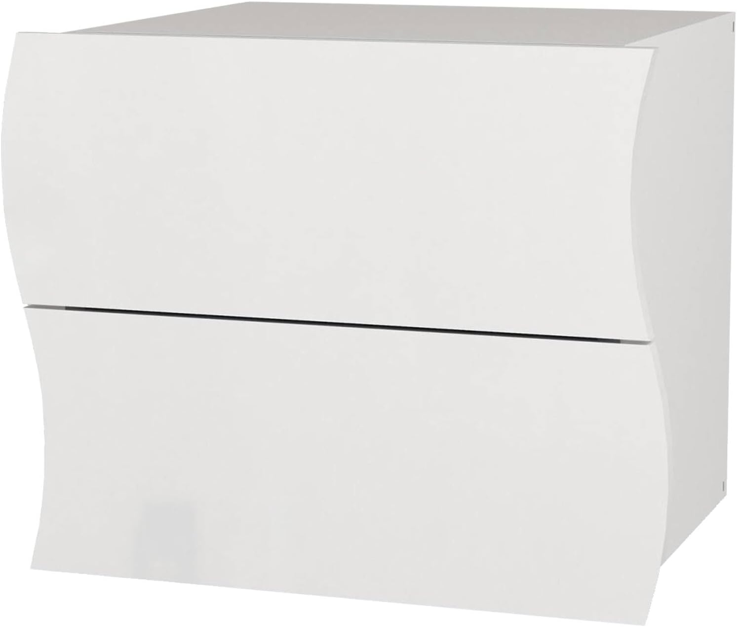 Dmora Edoardo - Comodino con 2 Cassetti 50x40h41 cm - immagine 3