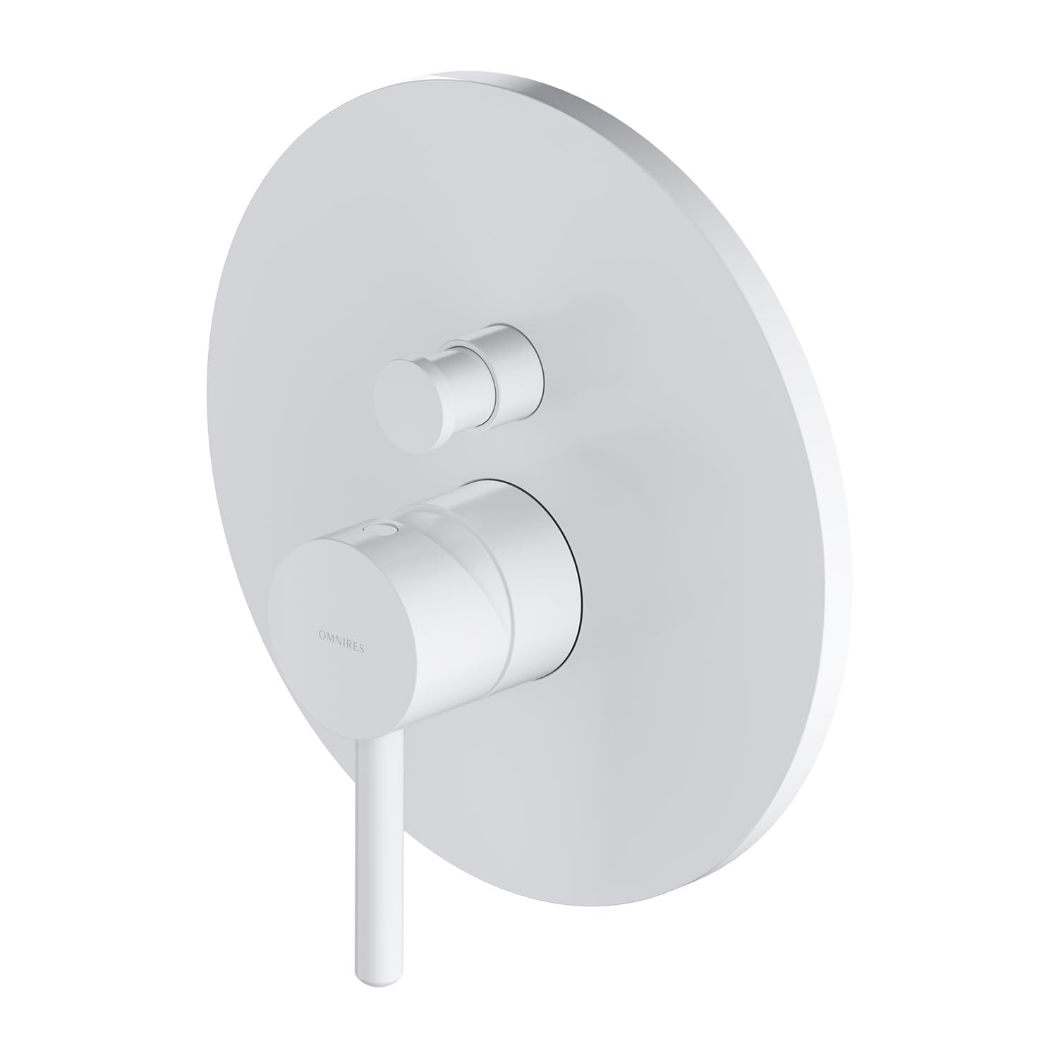 Omnires Y1235WM, Rubinetti doccia e vasca a scomparsa Y, Matte white