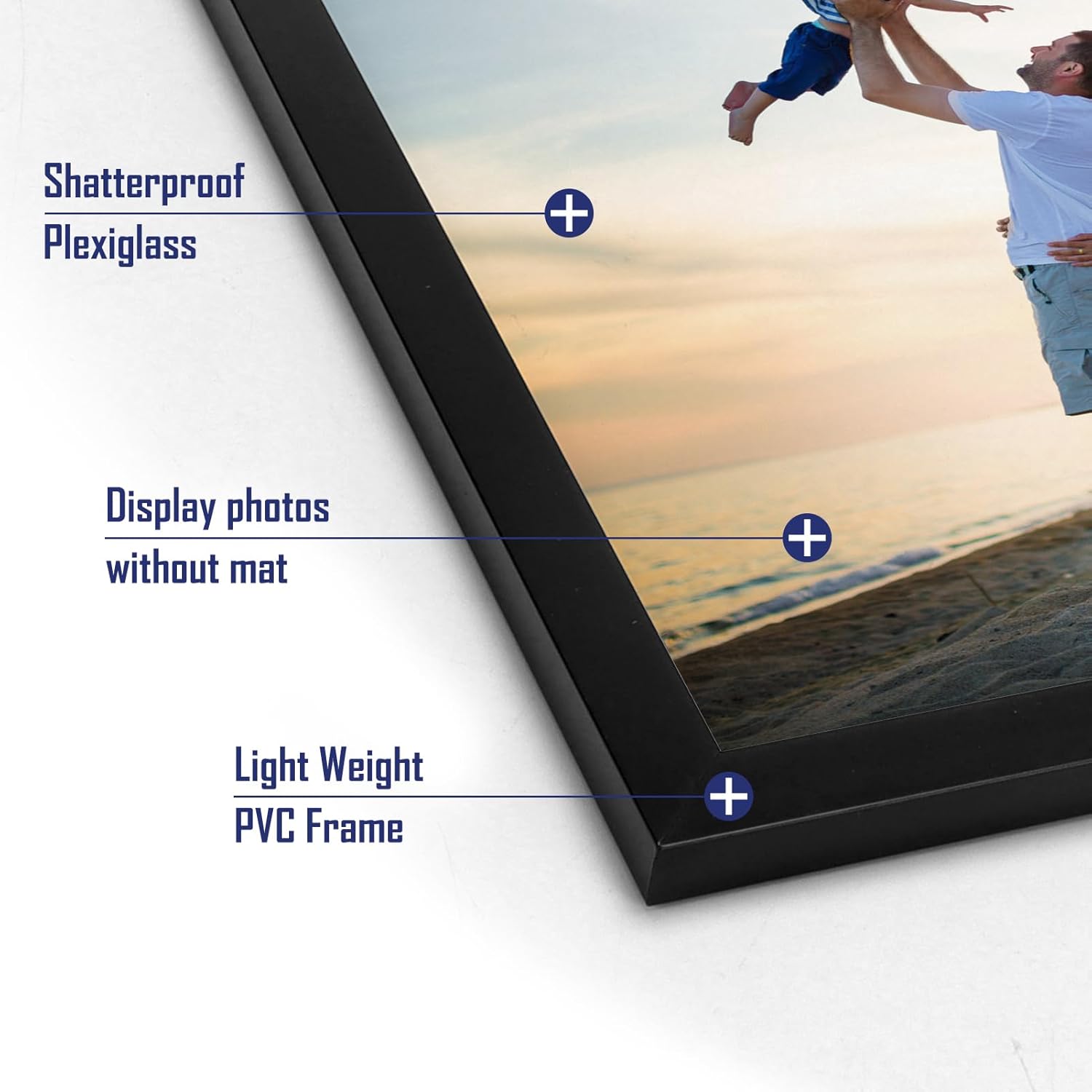 Eympeu Cornice 15x20 Nera - 18 Pezzi - immagine 3